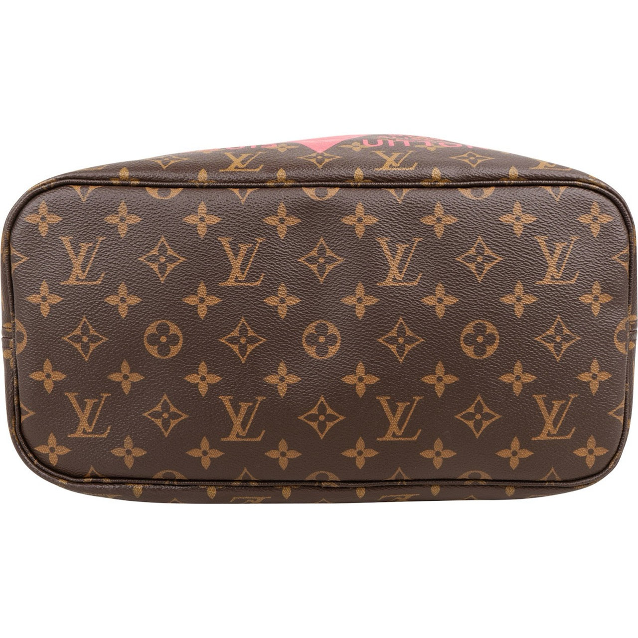 Louis Vuitton Monogram Canvas V Grenade Fuchsia Neverfull MM Shoulder Bag