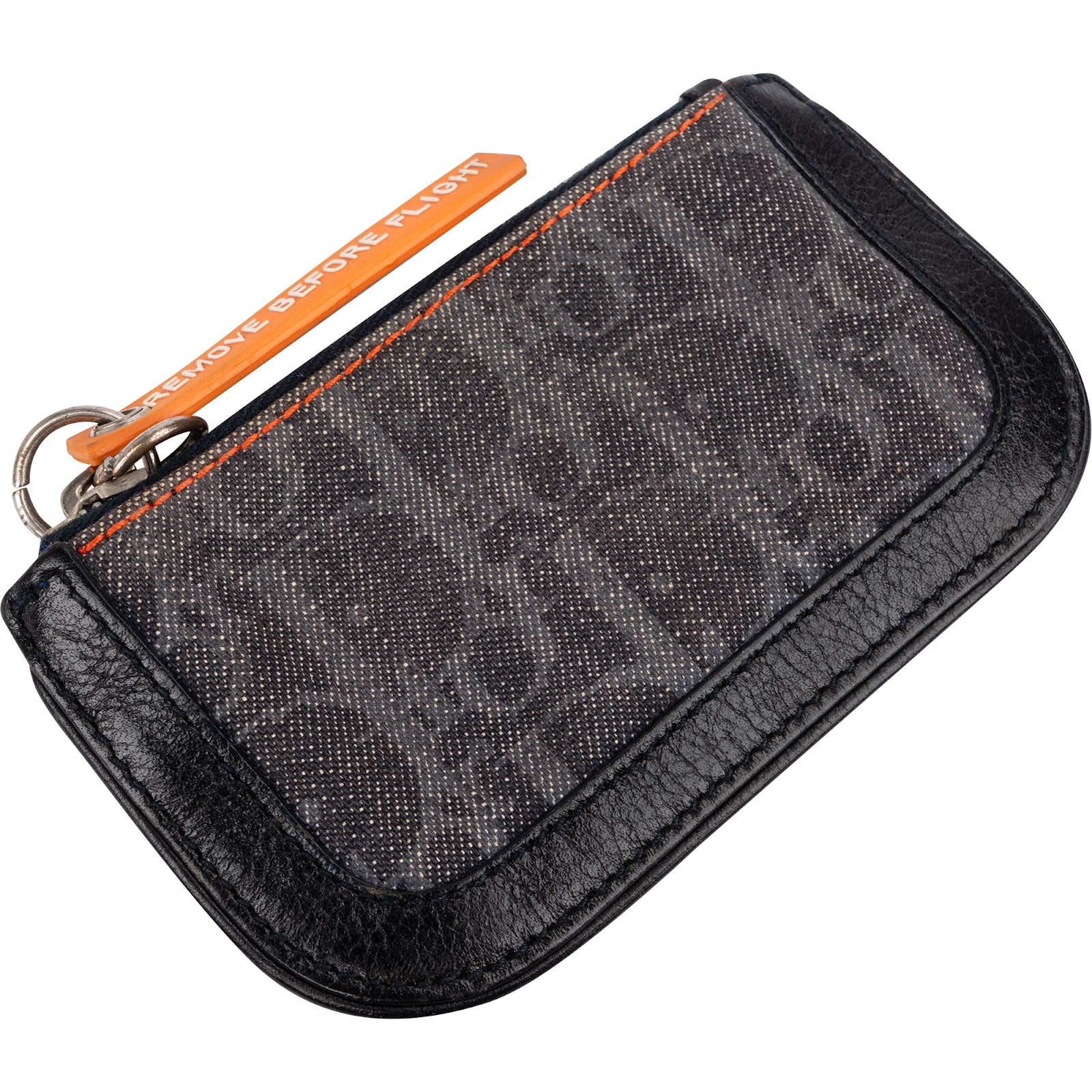 Christian Dior Oblique Monogram Denim Coin Wallet