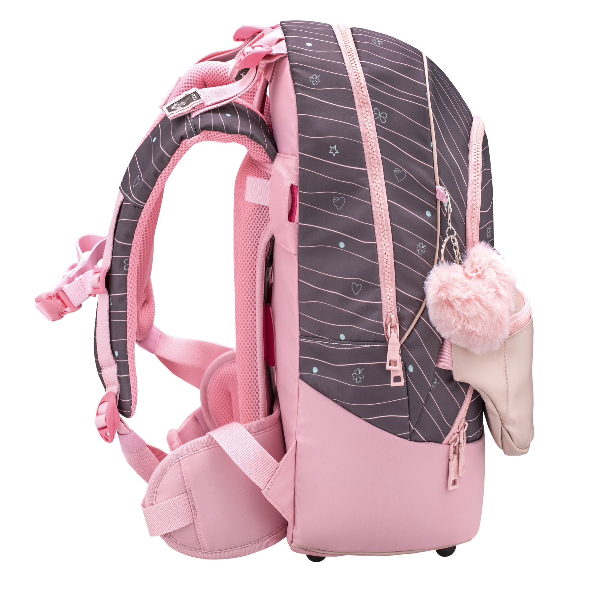 2-IN-1 Schultasche & Gürteltasche 2-teilig - Mint