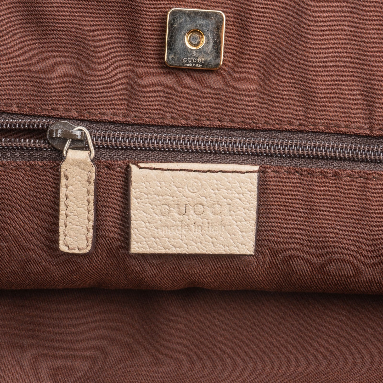 Gucci Monogram GG Canvas Abbey Shoulder Bag