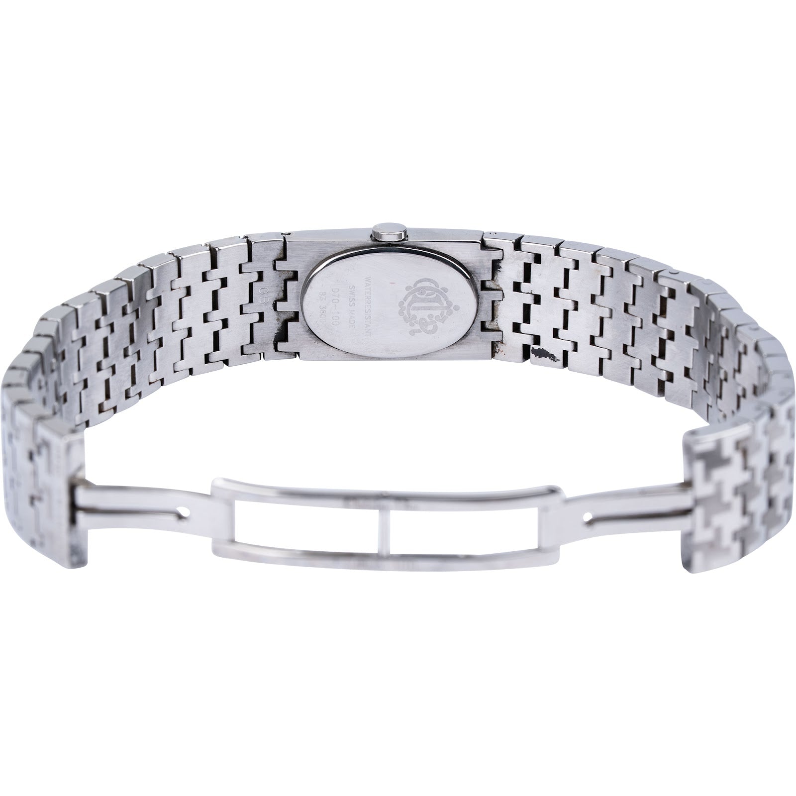 Christian Dior Silver Tone Puzzle Bracelet D70-100 Damenuhr
