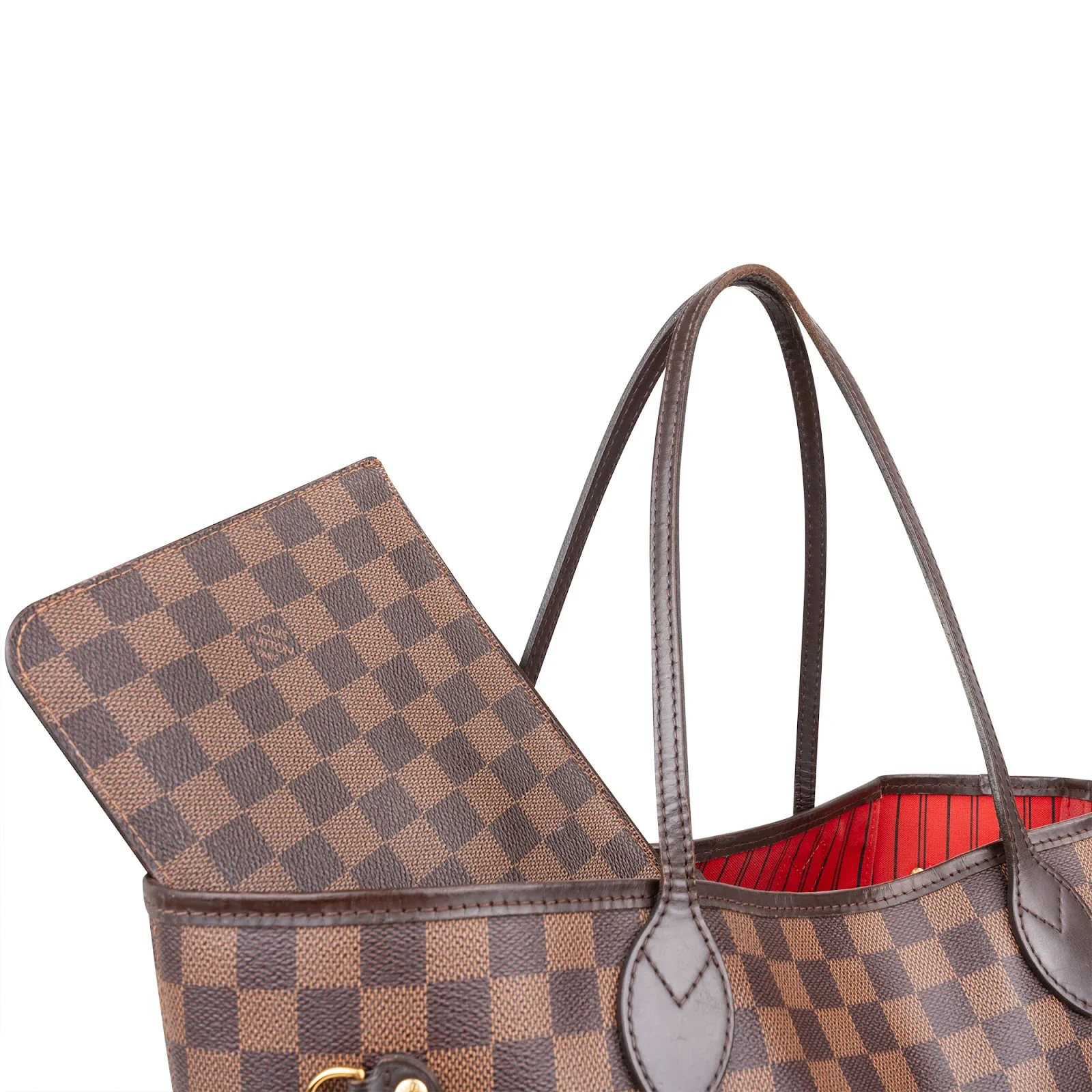 Louis Vuitton Monogram Damier Ebene Neverfull MM Shopper