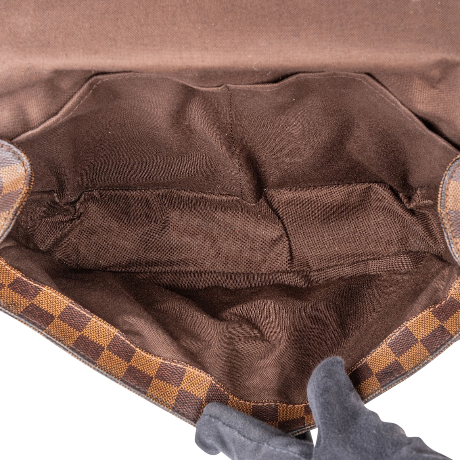 Louis Vuitton Monogram Damier Ebene Canvas Broadway Messenger Crossbody Bag