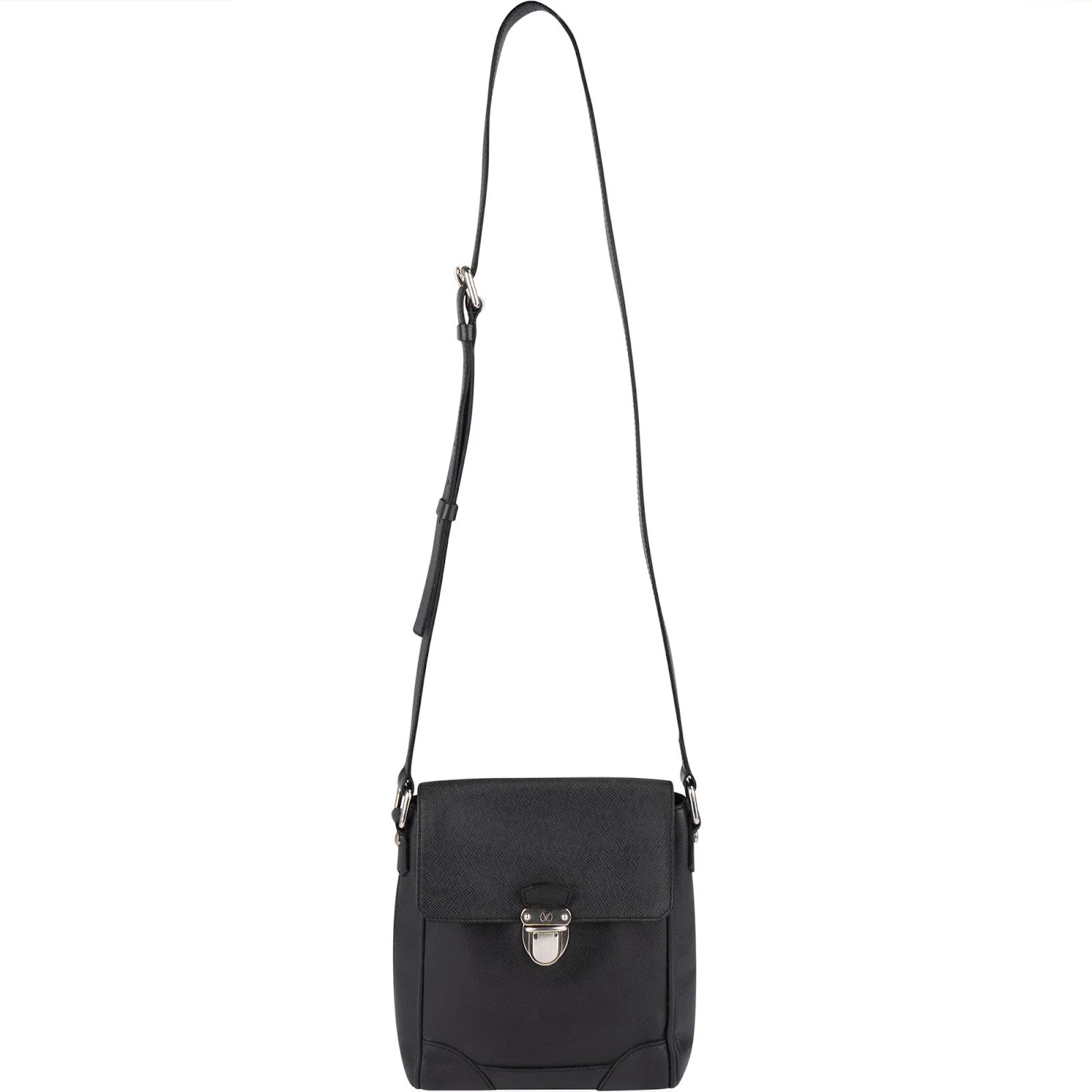 Louis Vuitton Noir Taiga Leather Luka Crossbody Bag