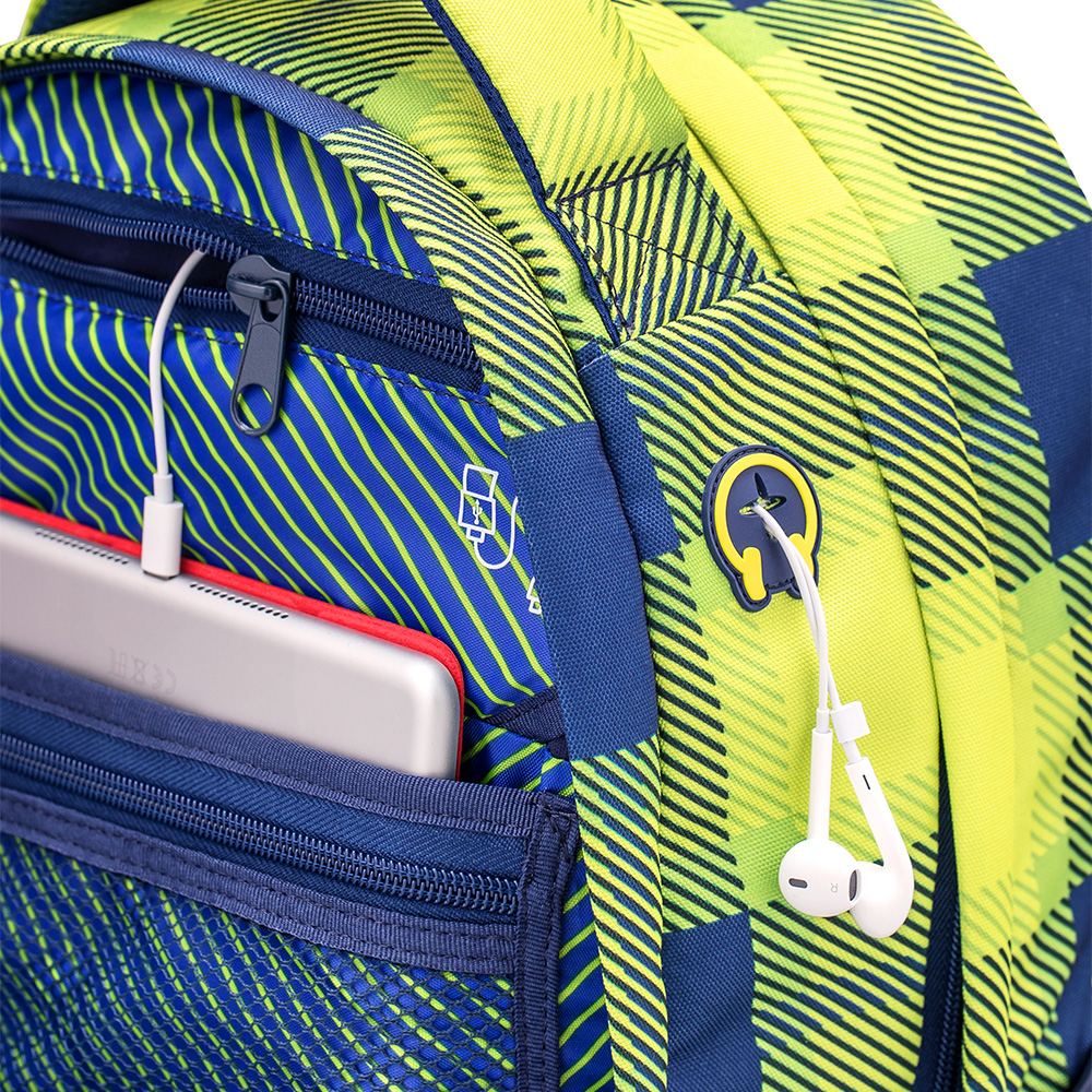 Infinity Rucksack Set 3-teilig - Neon pattern