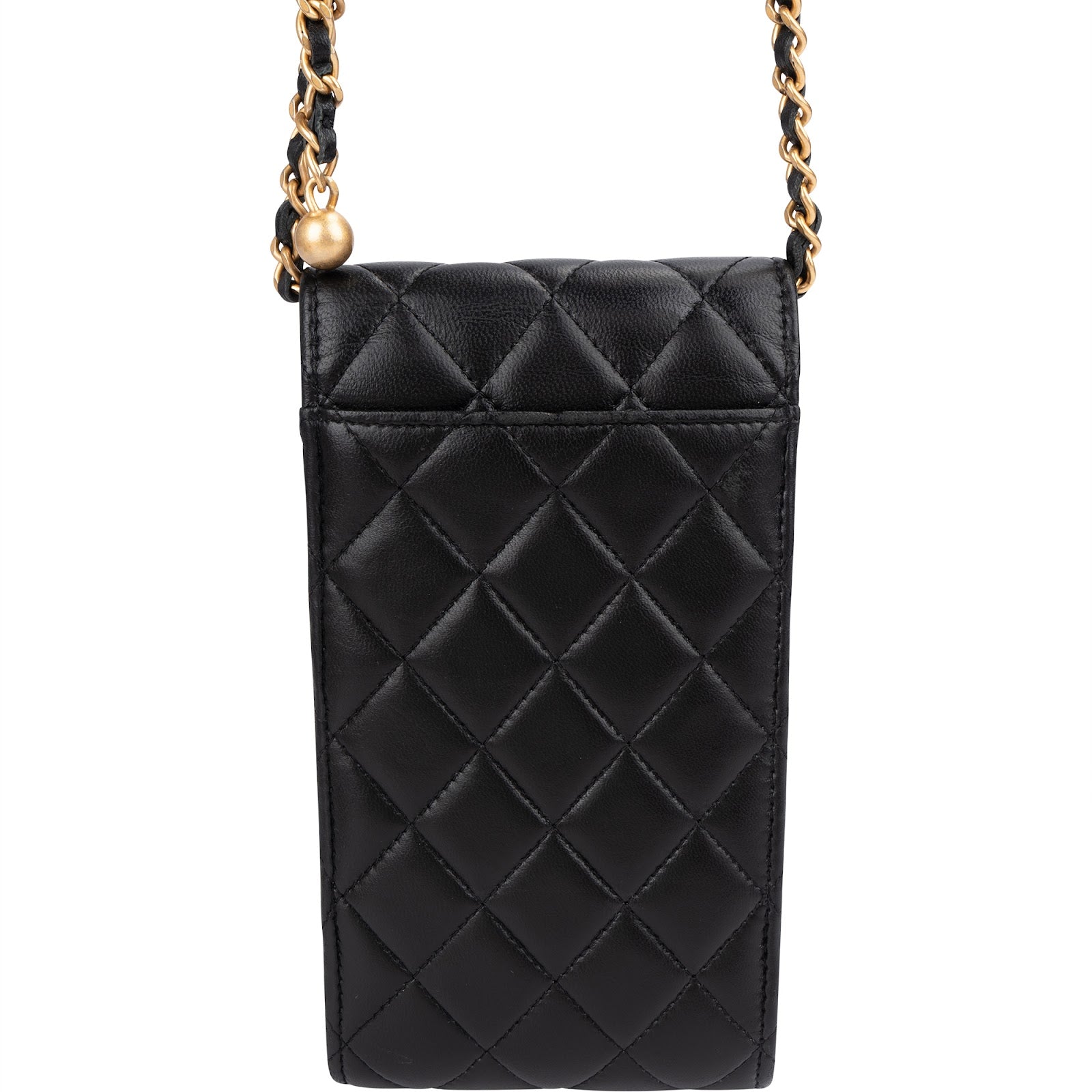Chanel – torebka na ramię z kieszenią na telefon