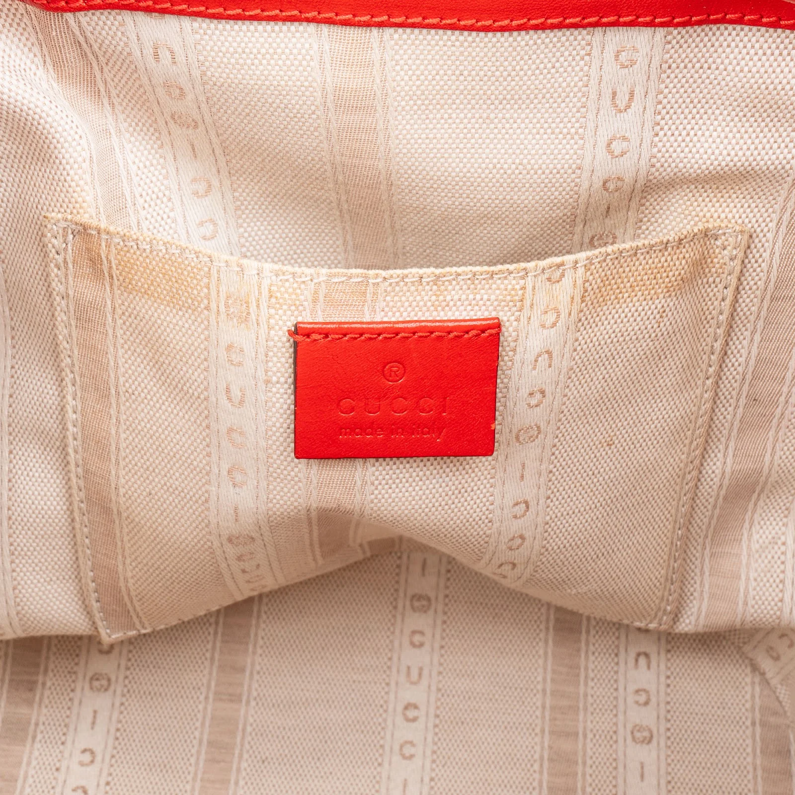 Gucci Guccissima Leather Studded Bucket Crossbody Bag