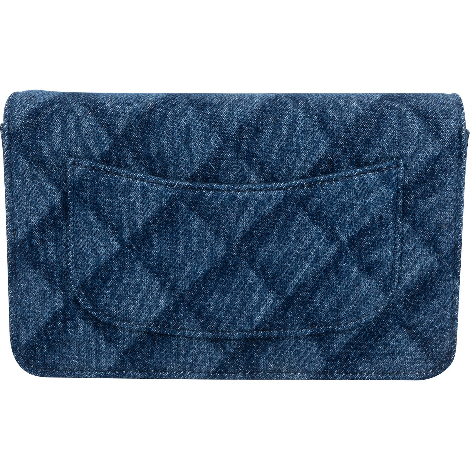 Chanel Denim Wallet on Chain Crossbody Bag