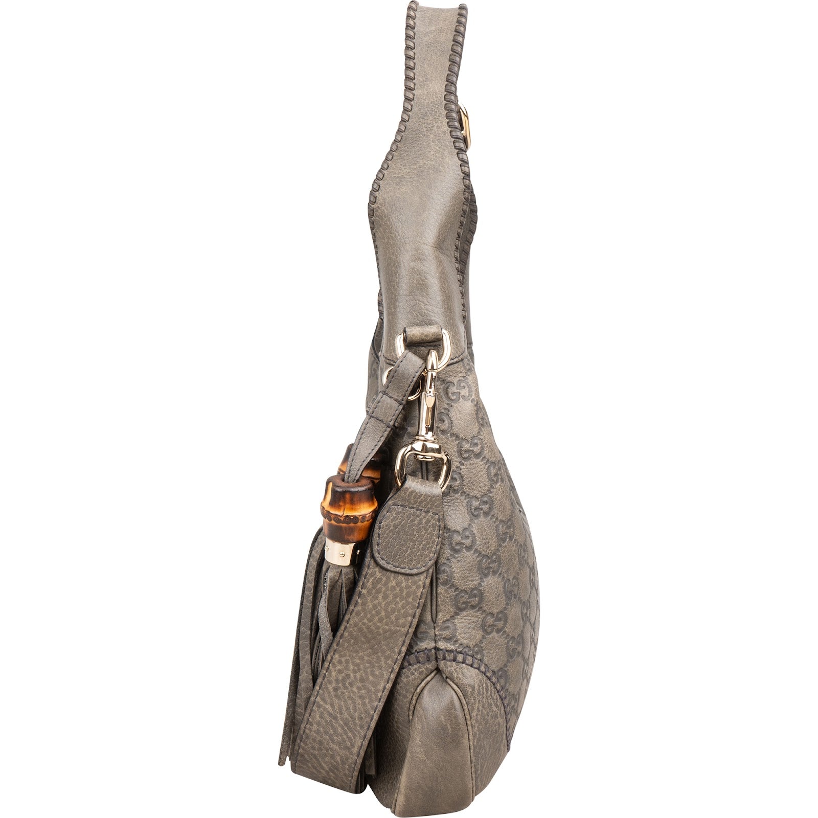 Gucci Guccissima Leather GG Jackie Shoulder Bag