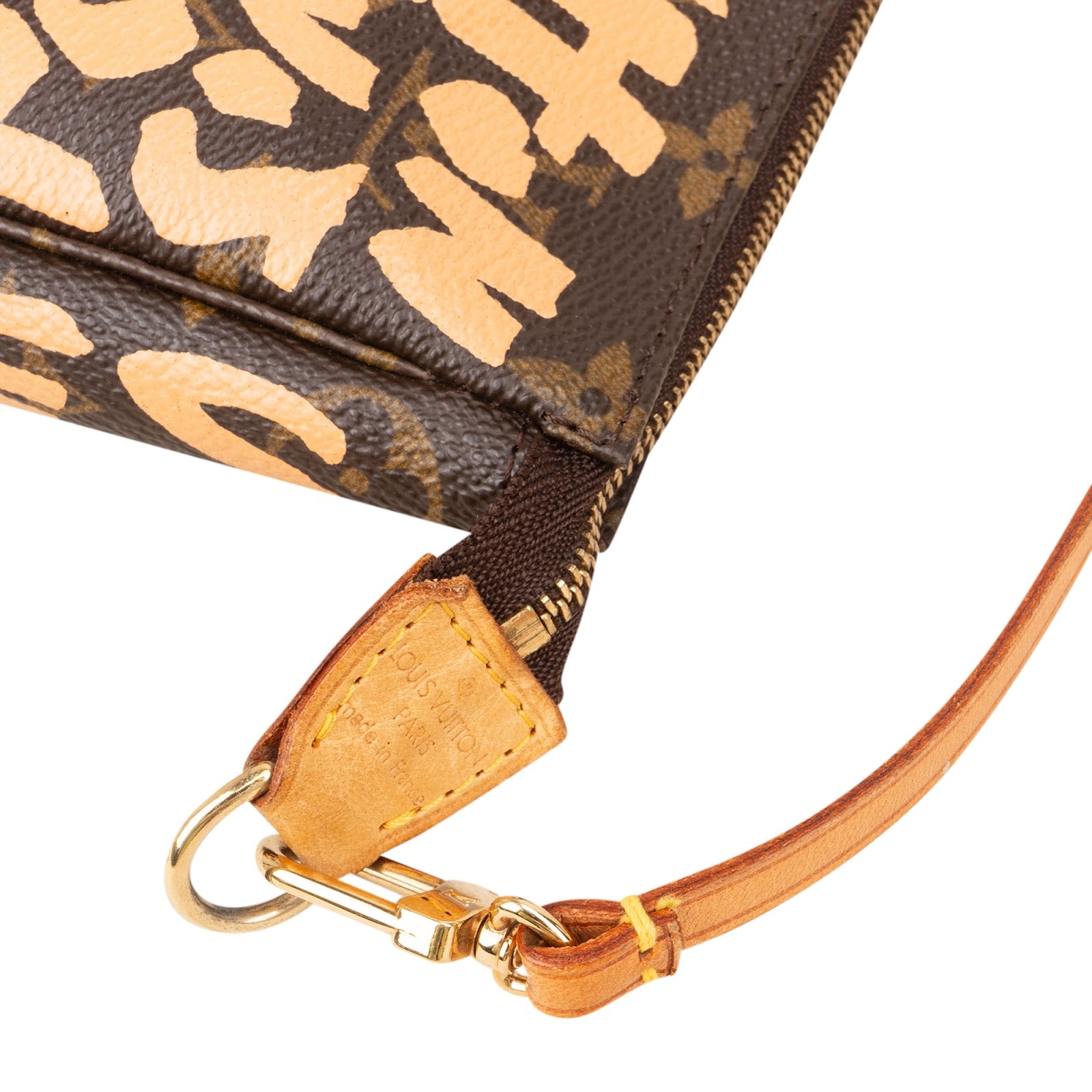 Louis Vuitton Limited Edition Monogram Graffiti Pochette Handbag
