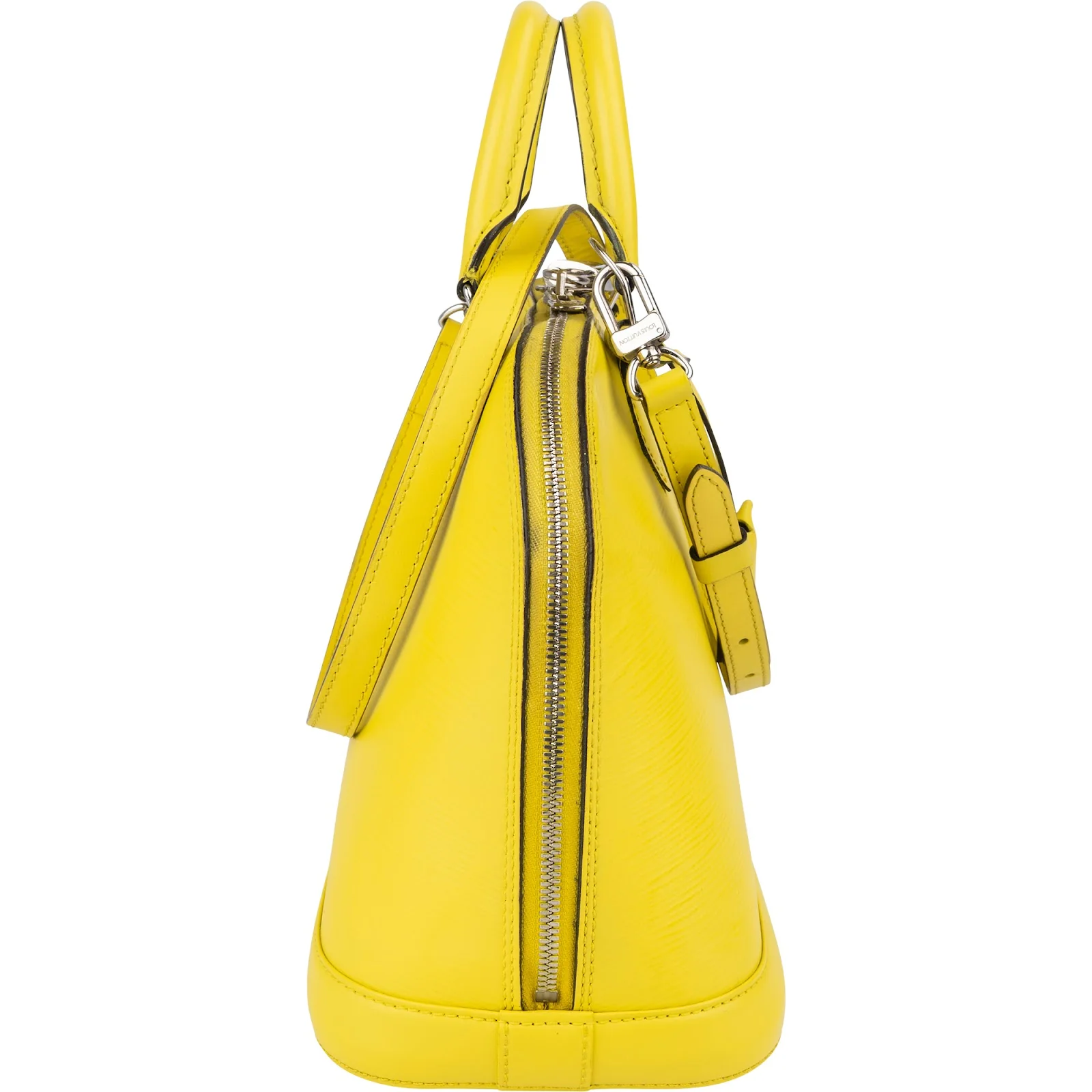 Louis Vuitton Yellow Epi Leather Alma PM Handbag