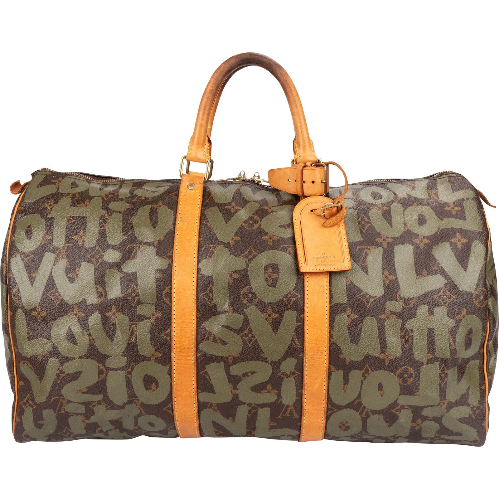 Louis Vuitton Limited Graffiti Monogram Canvas Keepall 50 Reisetasche