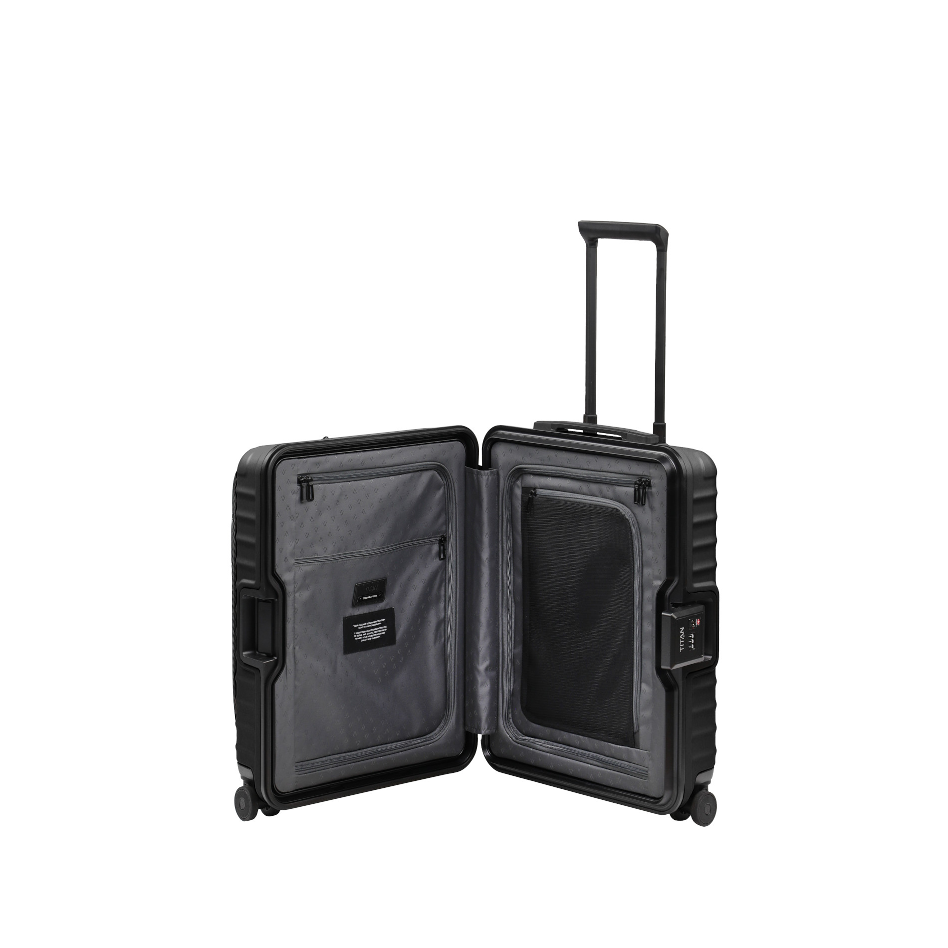 OVERSEAS Handgepäck S mit Vortasche (55 cm) - Nightshade black