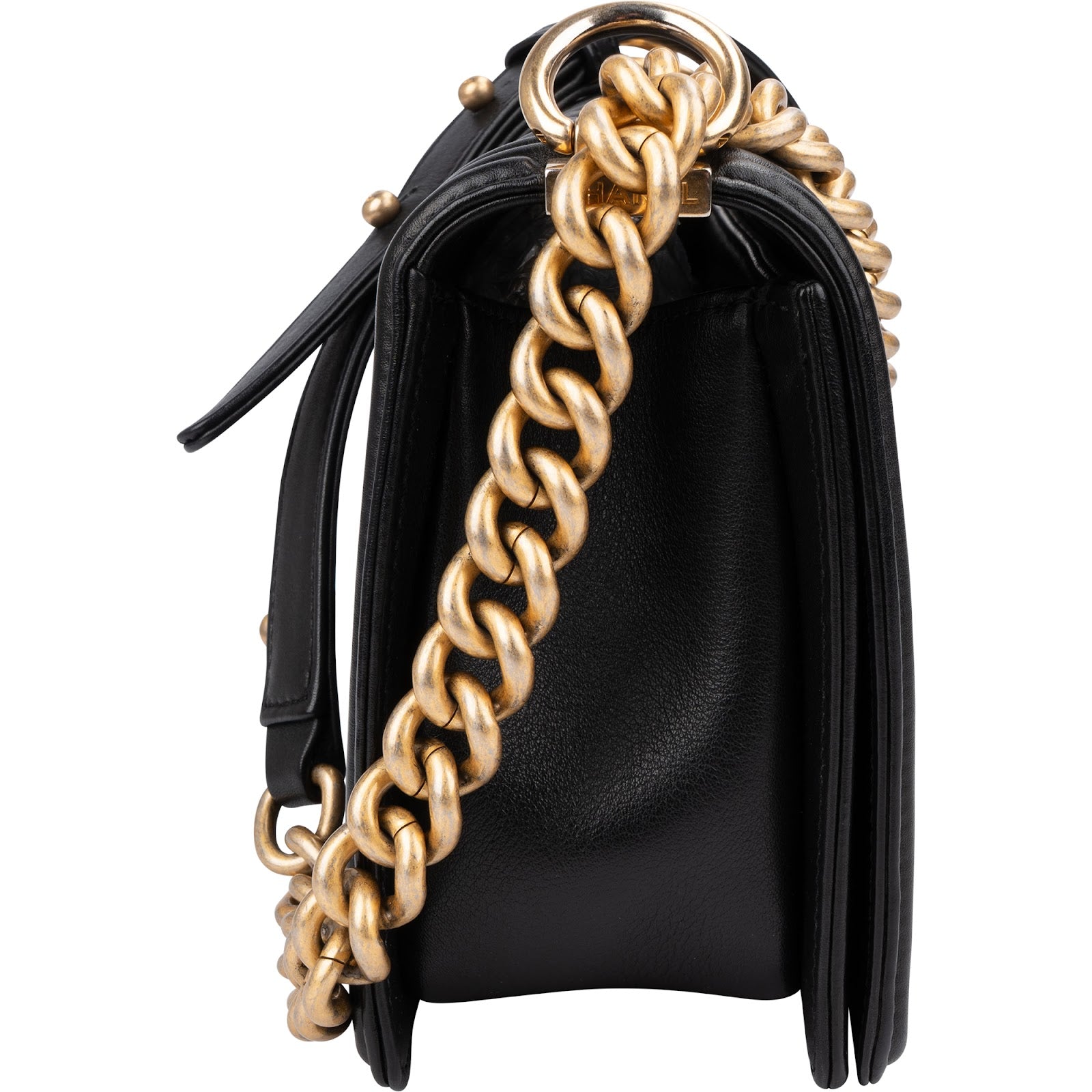 Chanel - Single Flap Medium Boy Crossbody Bag