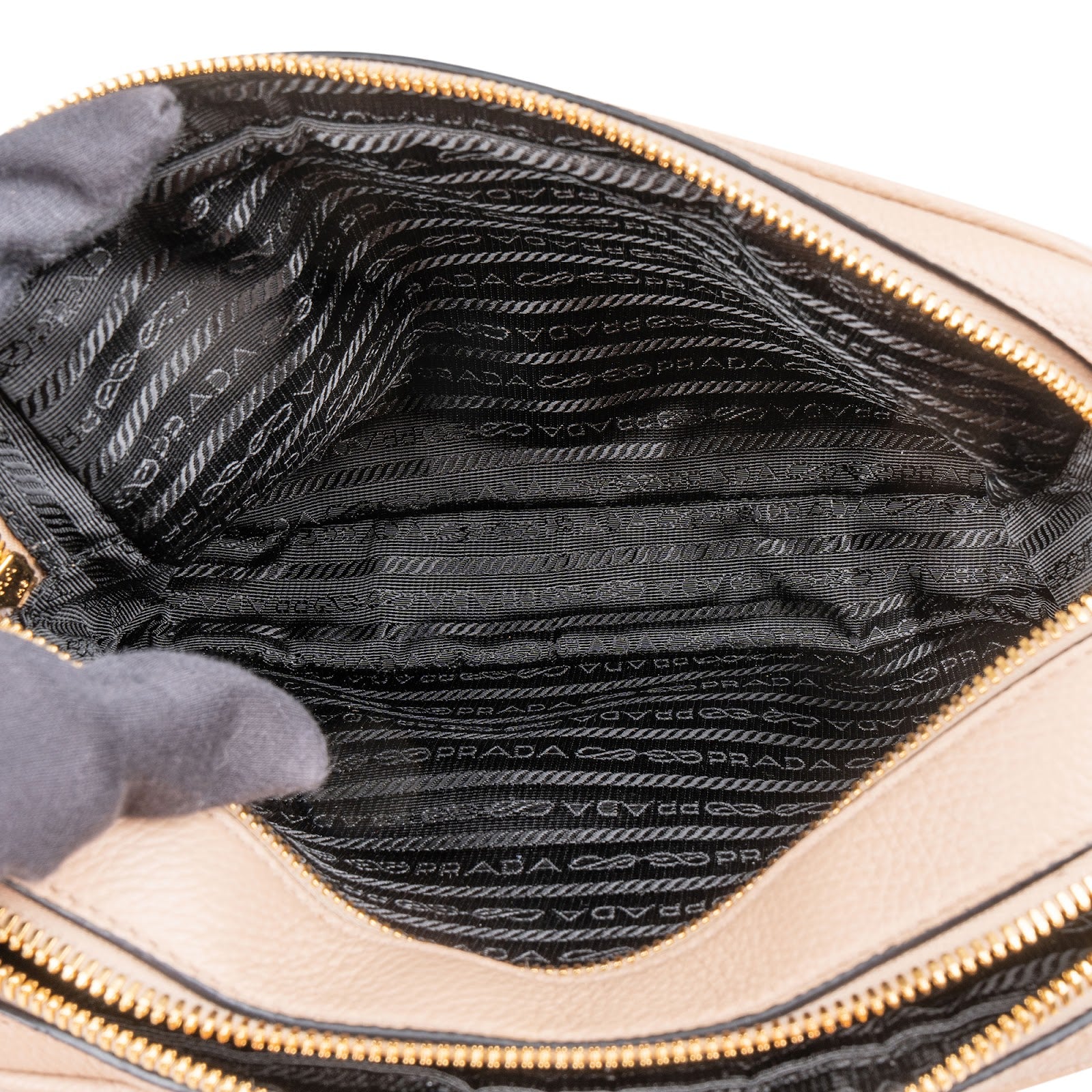 Prada Vitello Daino Leather Camera Bag