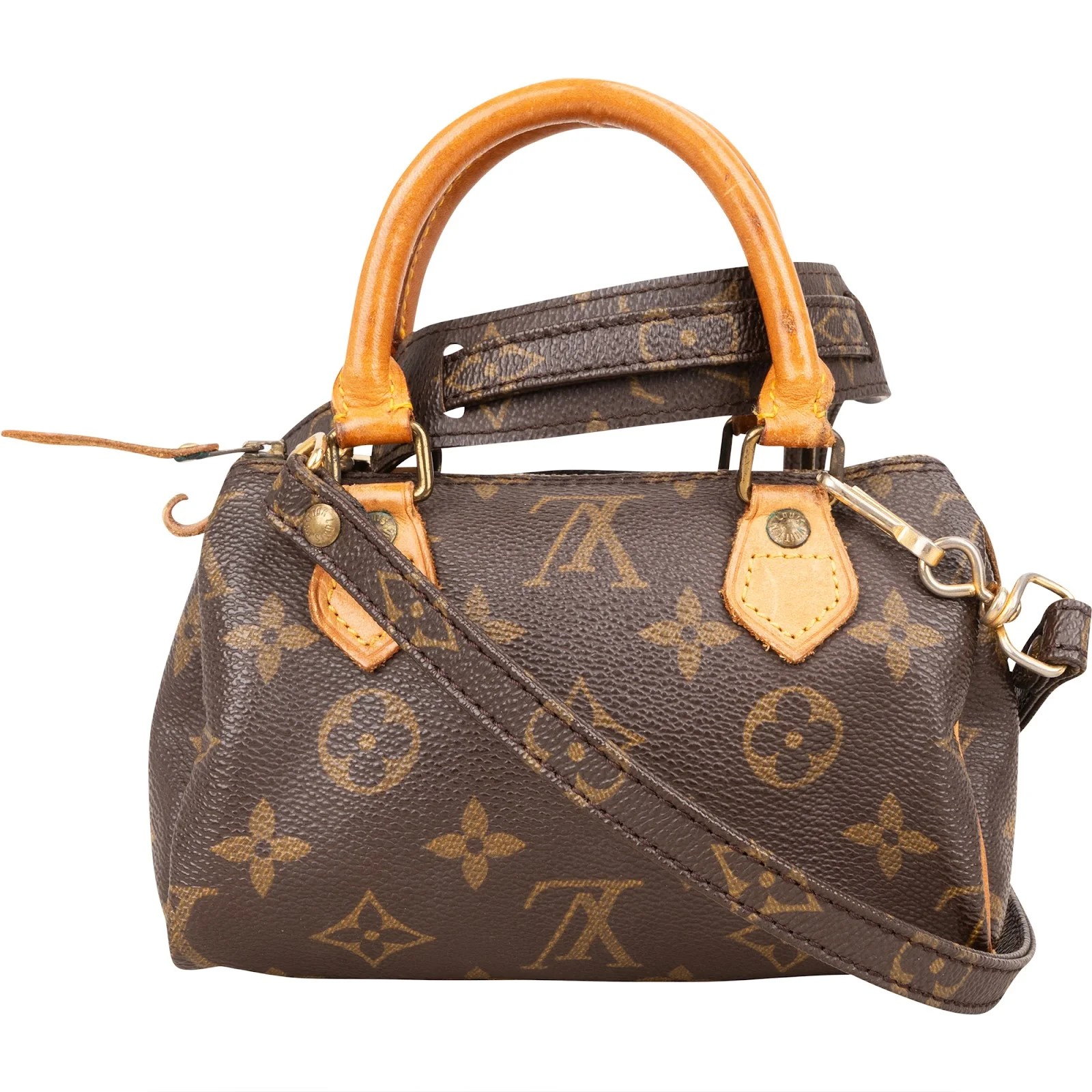 Louis Vuitton Canvas Monogram Mini Speedy Boston Bag