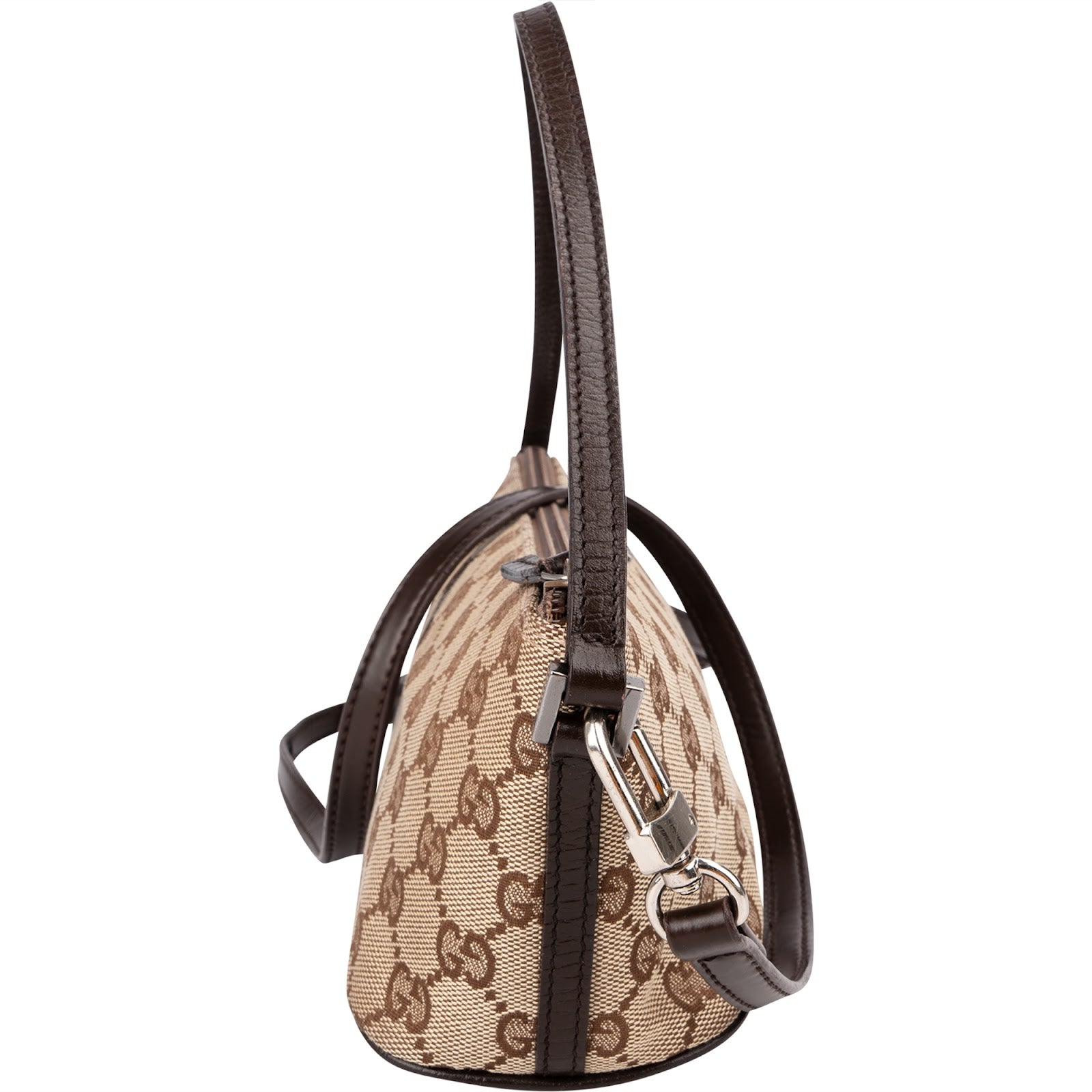 Gucci Monogram GG Canvas Pochette Handbag