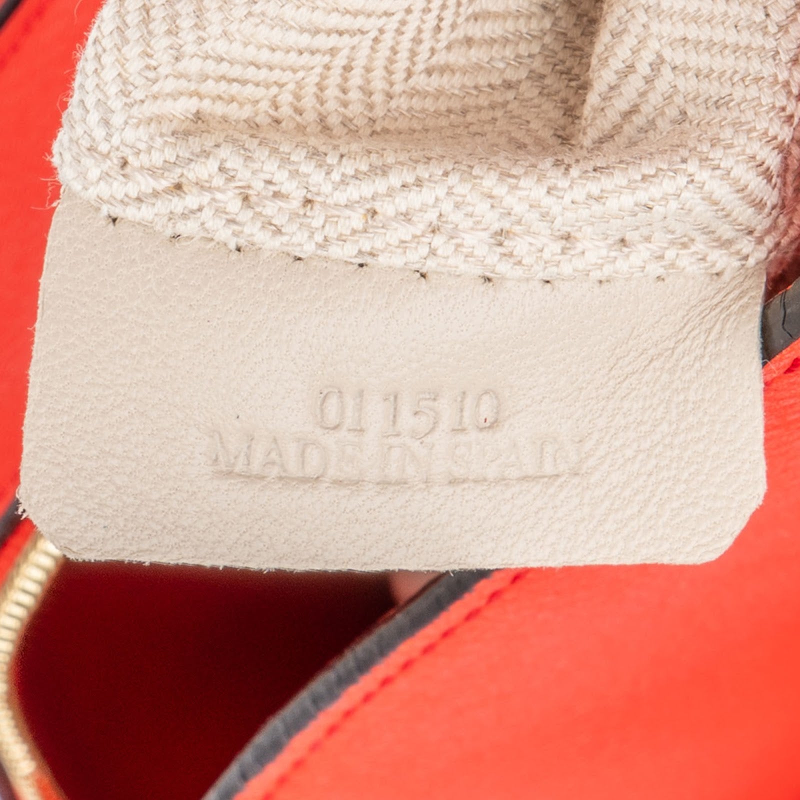 Loewe - Red Grained Calfskin Puzzle Handbag