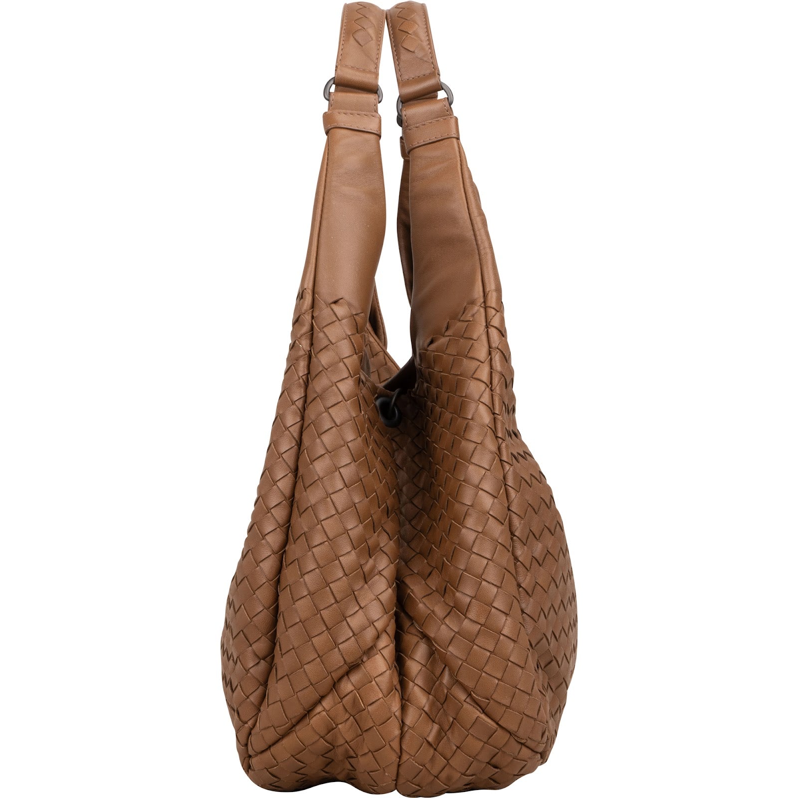 Bottega Veneta Intrecciato Leather Campana Hobo Shoulder Bag