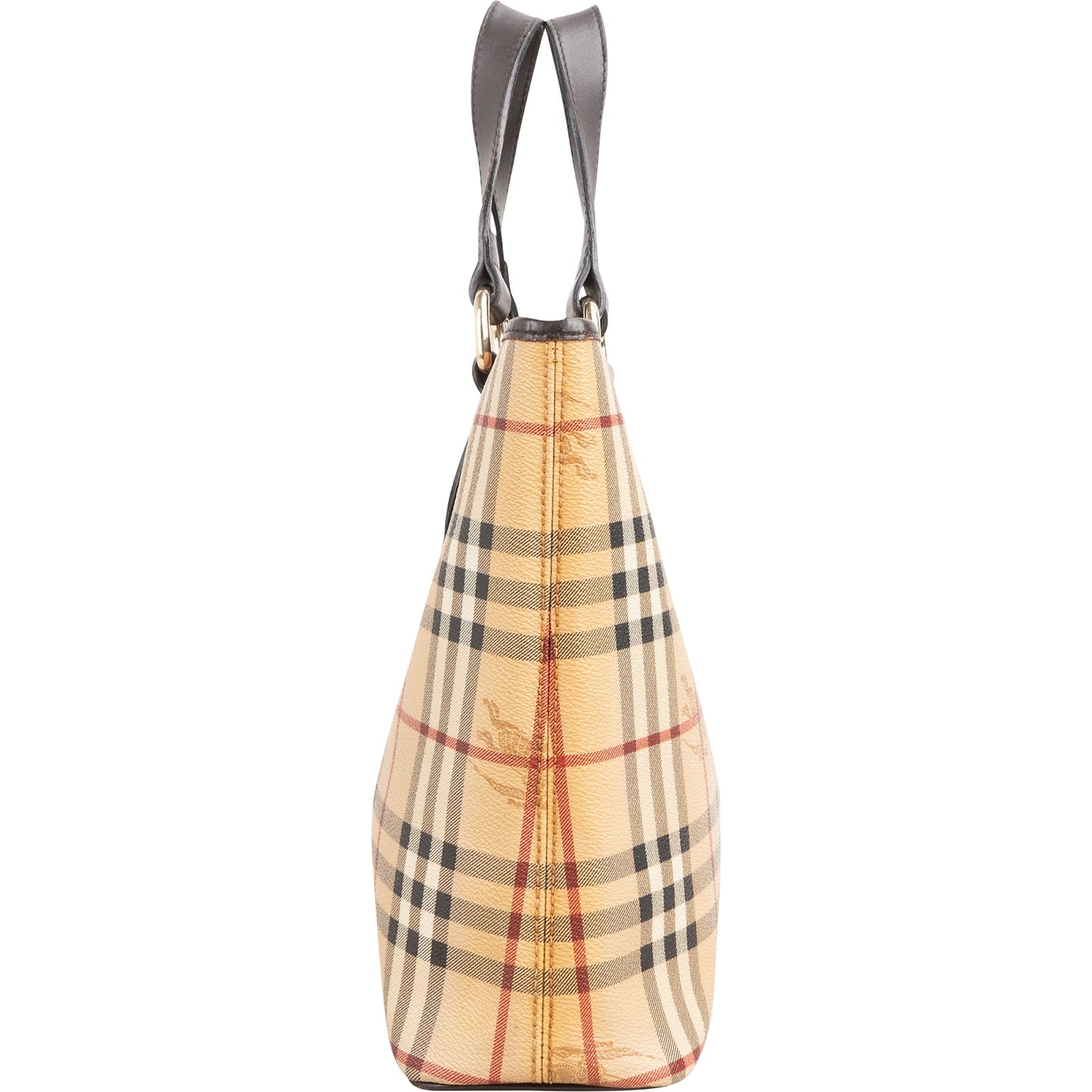 Burberry - Haymarket Check Canvas Tote Handbag