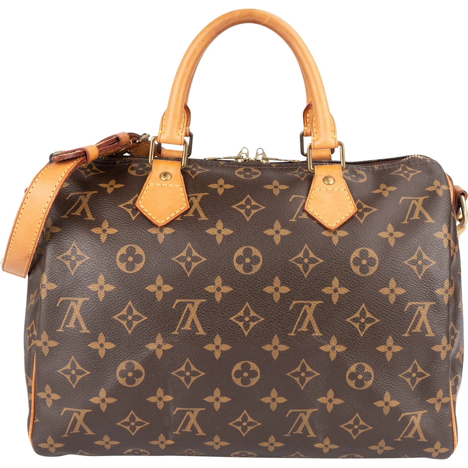 Louis Vuitton Monogram Canvas Speedy 30 Bandoulière Boston Bag