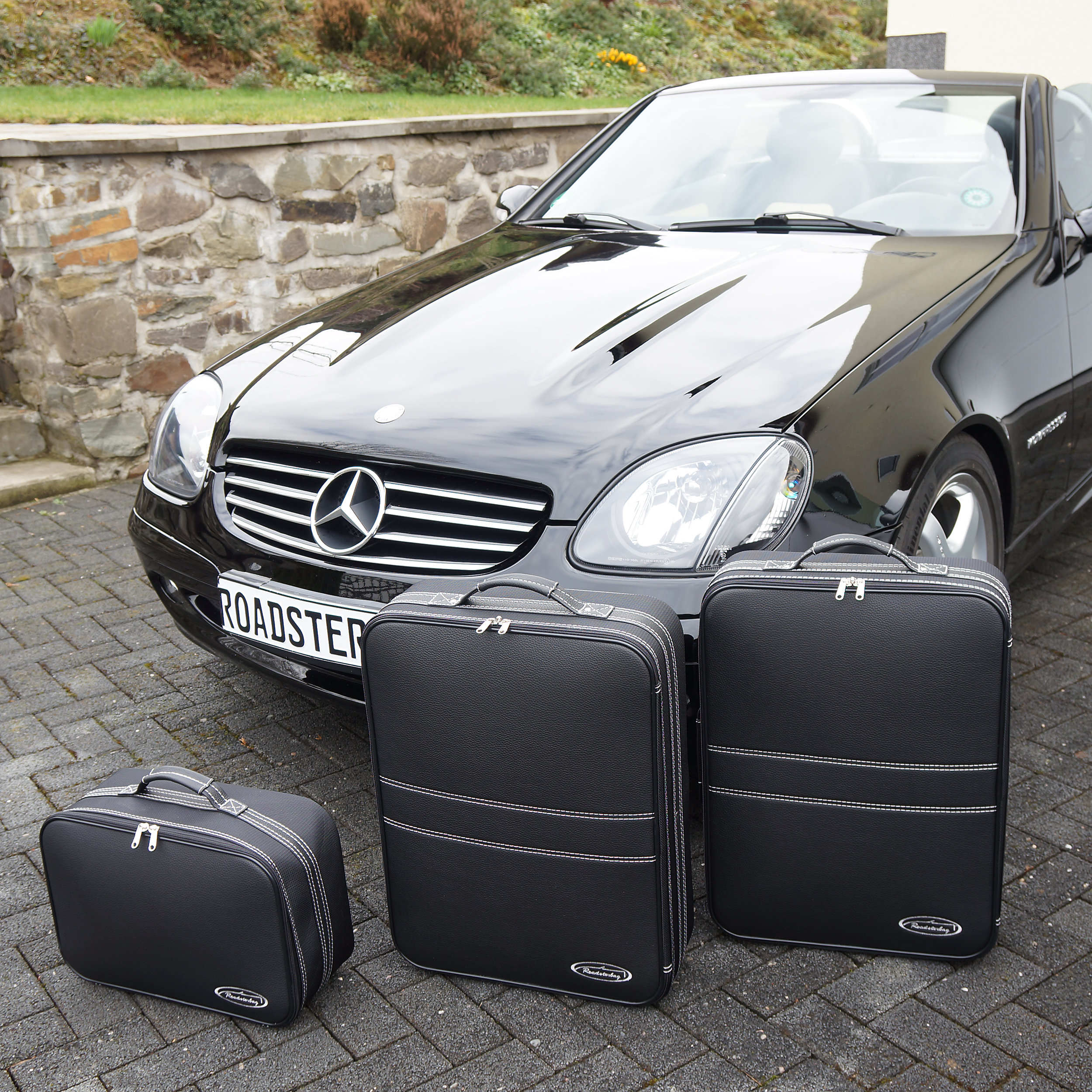 Roadsterbag 3-tlg. Kofferset Mercedes SLK (R170) 106 Liter