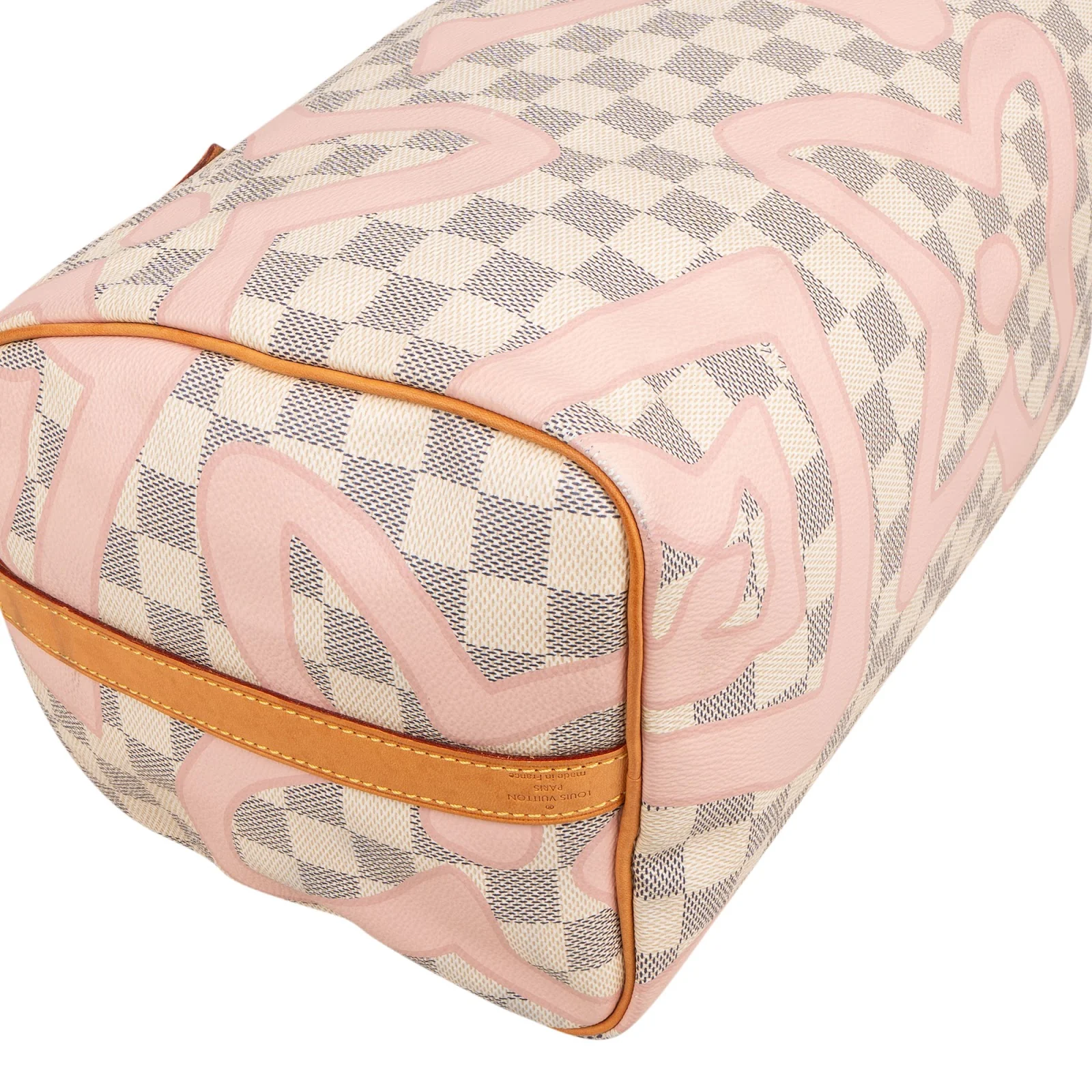 Louis Vuitton Monogram Damier Azur Tahitiene Speedy 30 Bandoulière Handbag