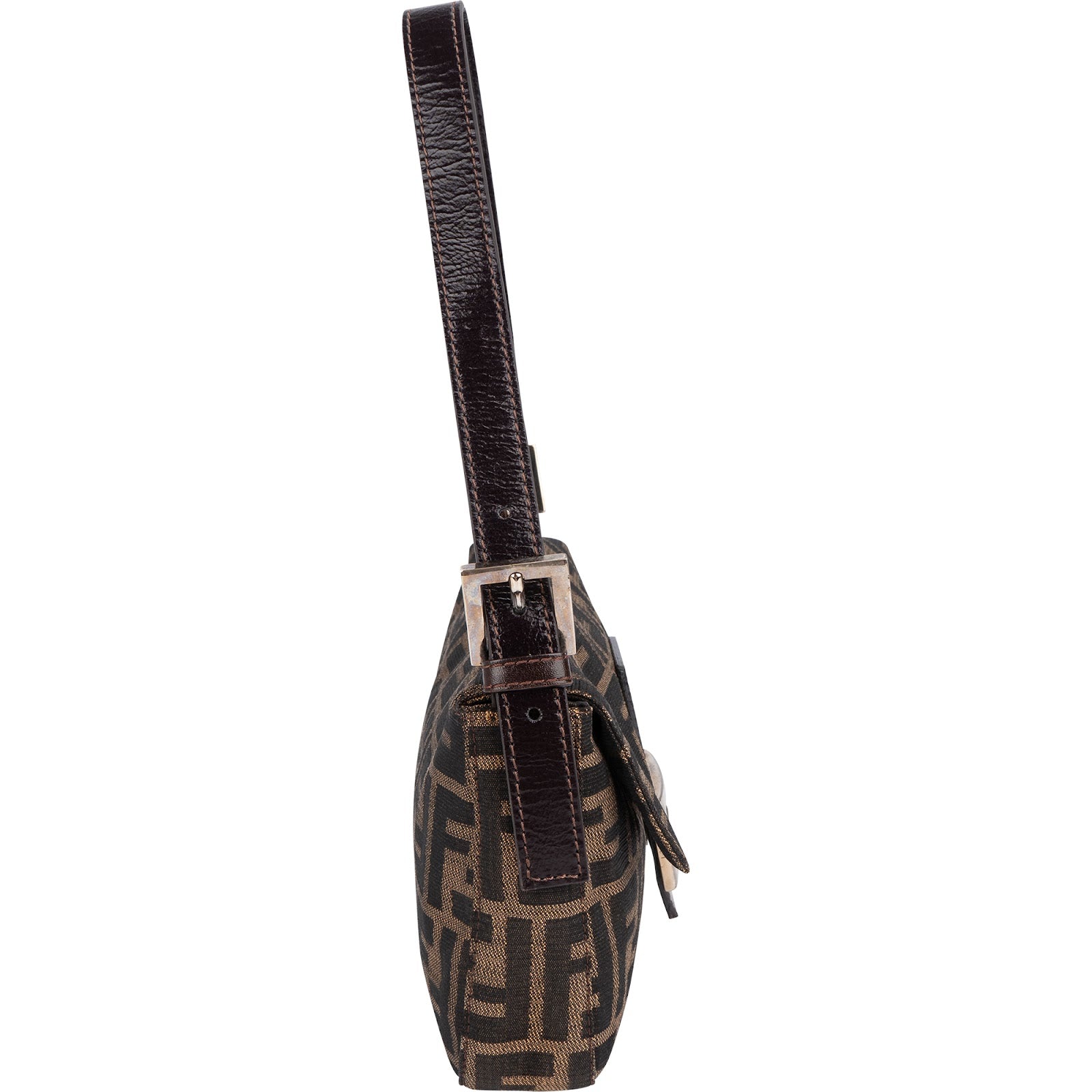 Fendi Monogram FF Baguette Shoulder Bag