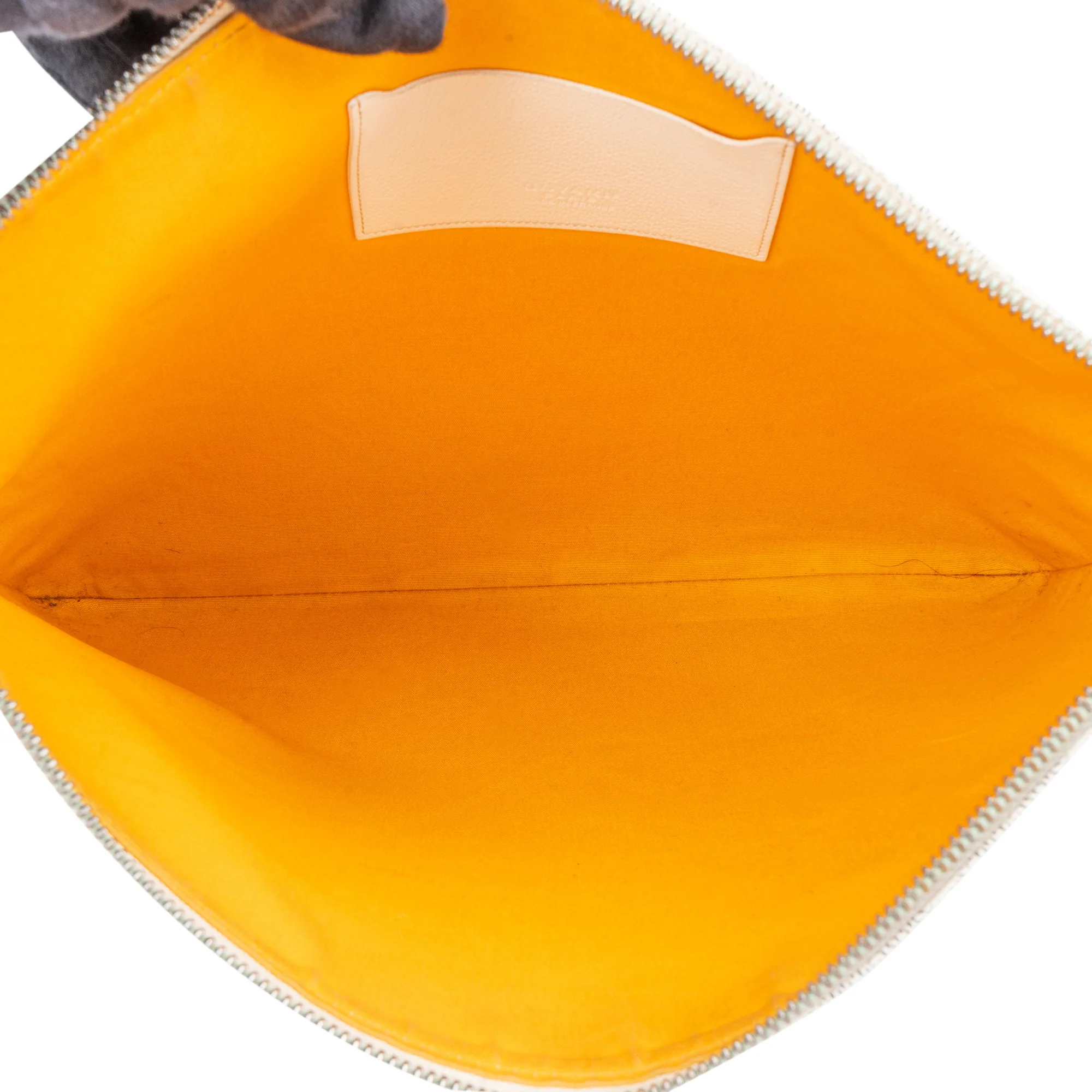 Goyard White Goyardine Monogram Senat MM  Dokumentenmappe