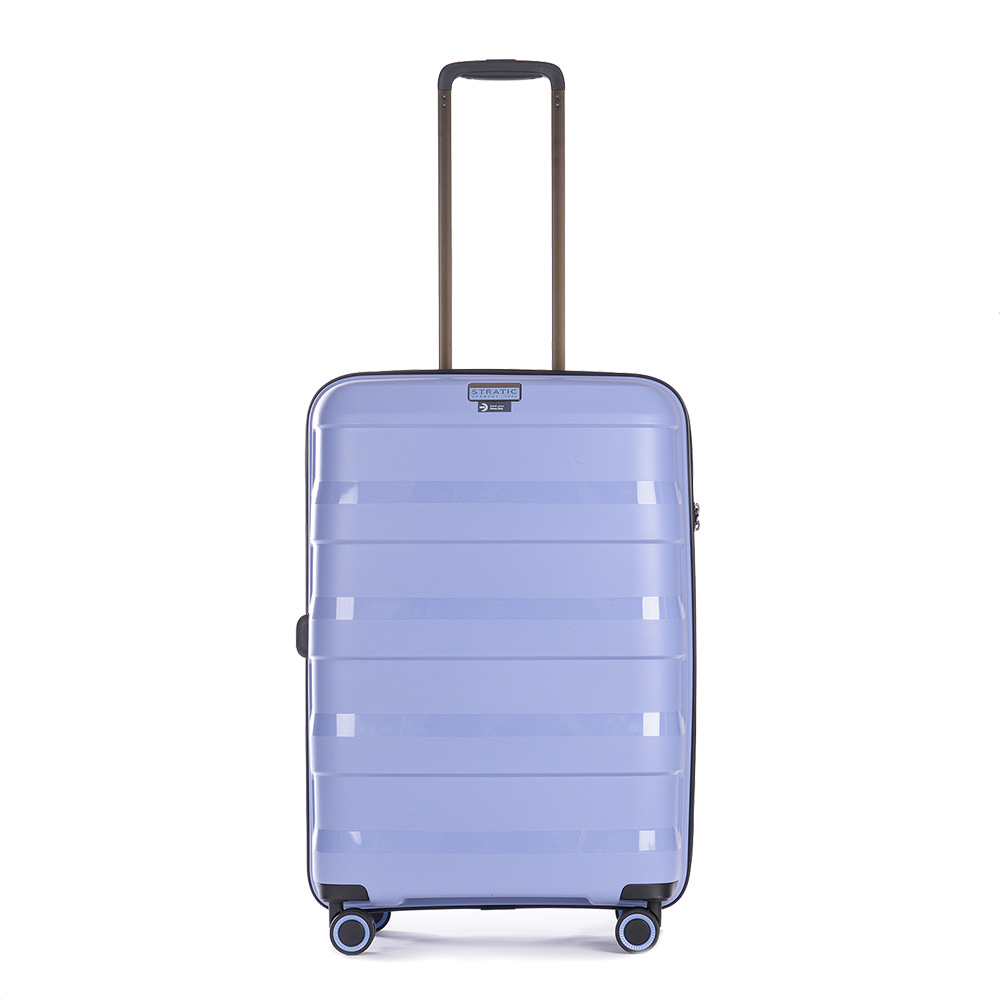 Straw - Hartschalen-Koffer M (bis 66cm) - light blue