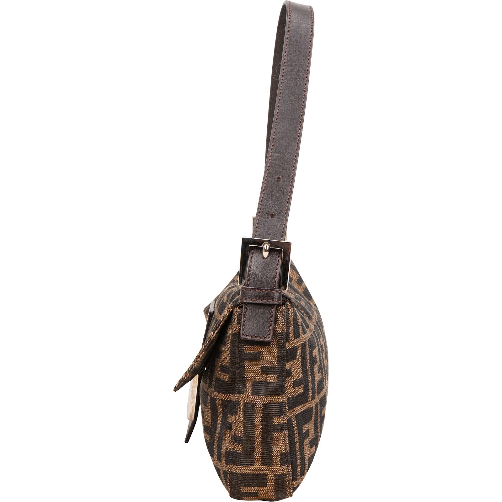Sac à bandoulière Fendi Monogram FF Zucca Baguette