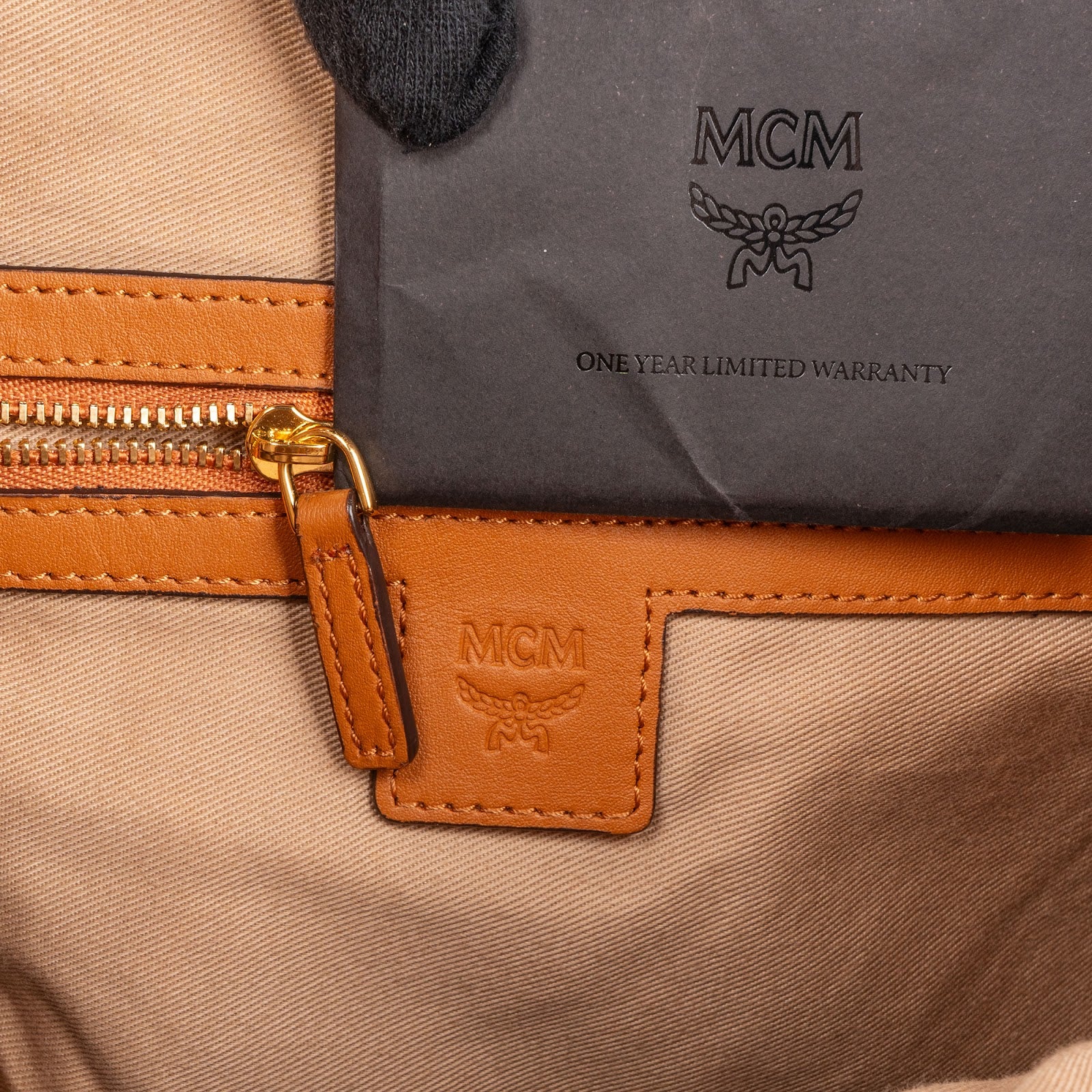 MCM - Drawstring Clip Large Travel Rucksack