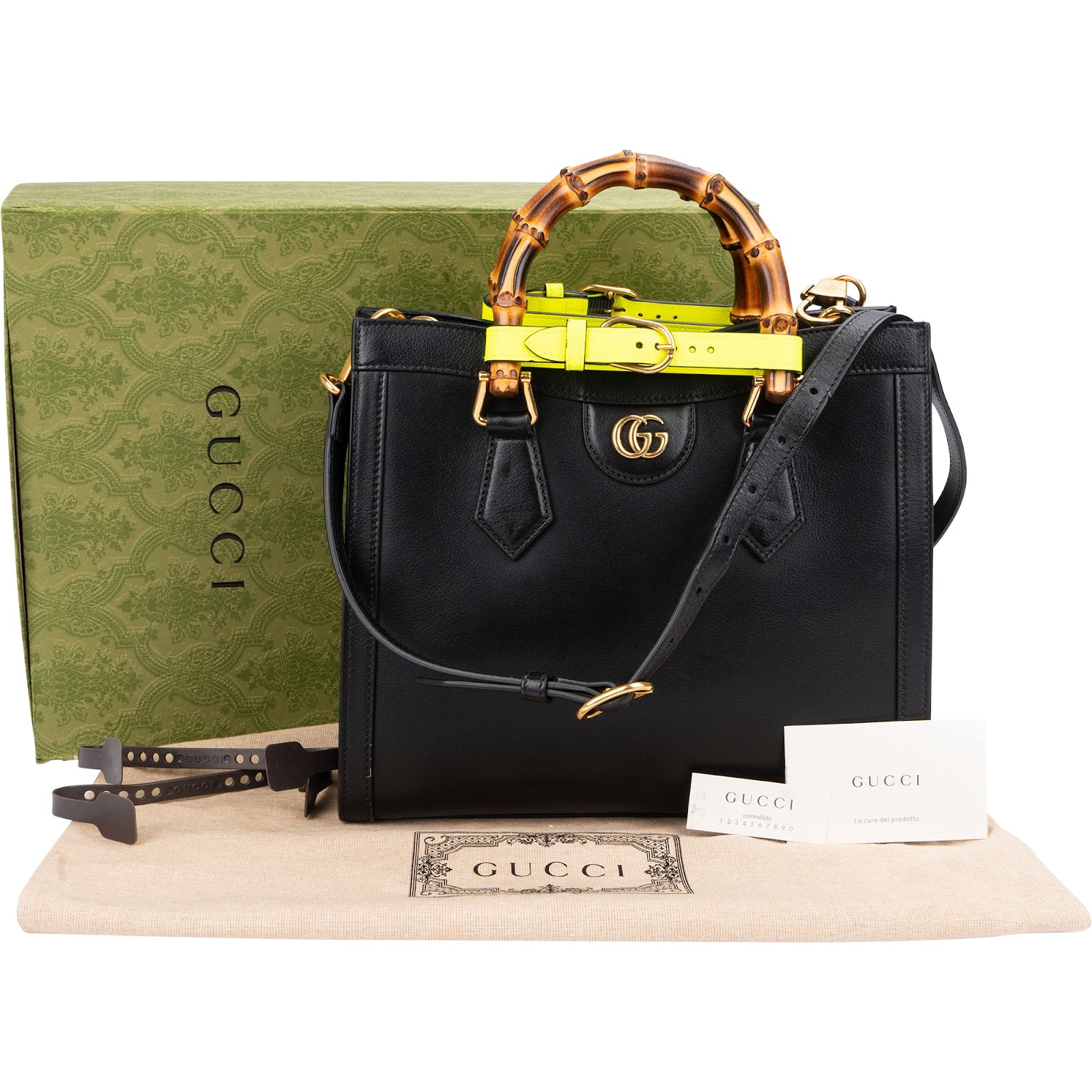 Gucci - Diana Bamboo Belts Handtasche