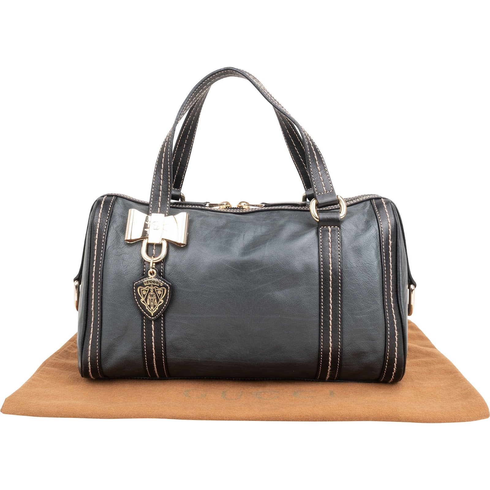 Gucci Leather Duquesa Handbag