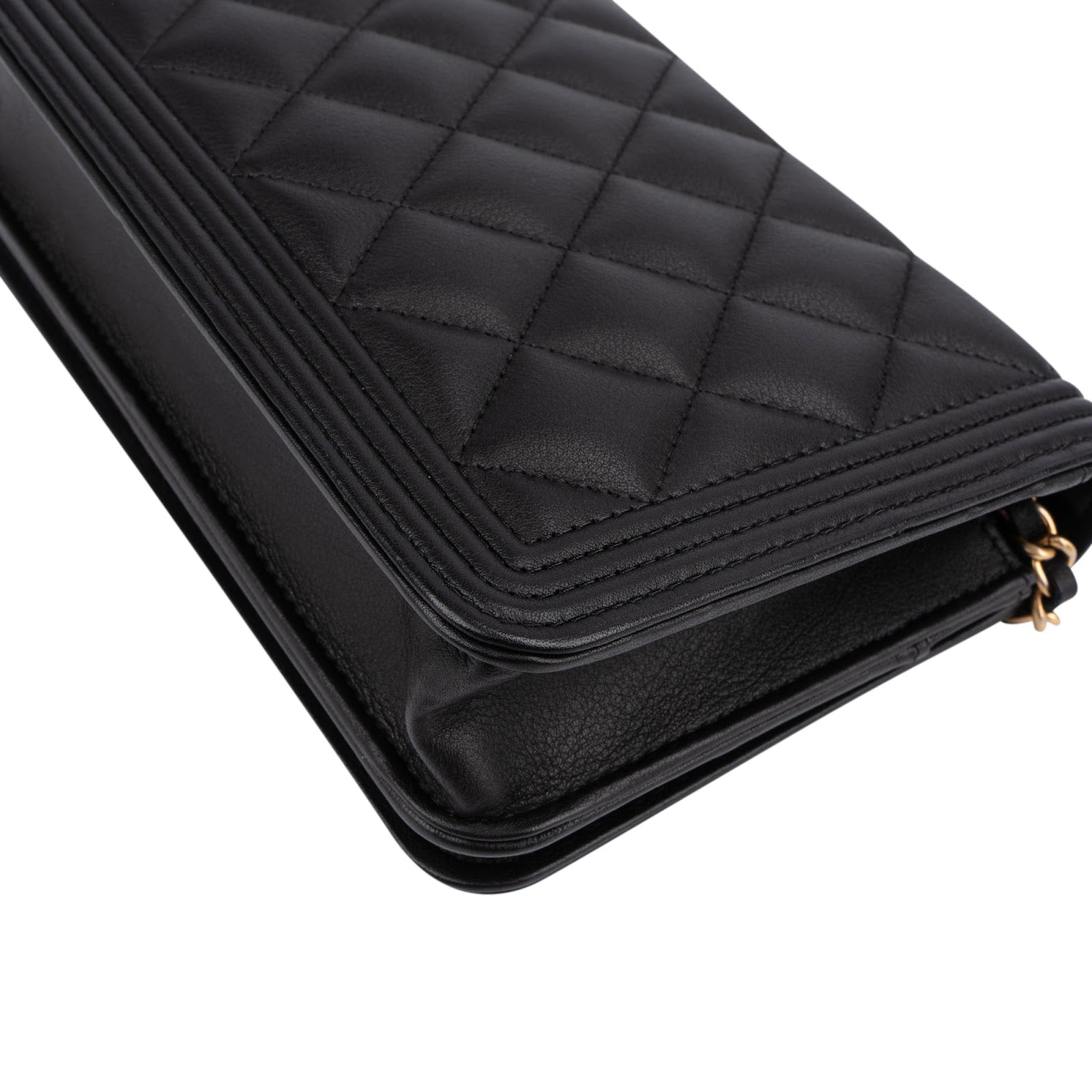 Chanel – Small Boy-portemonnee met ketting, crossbodytas