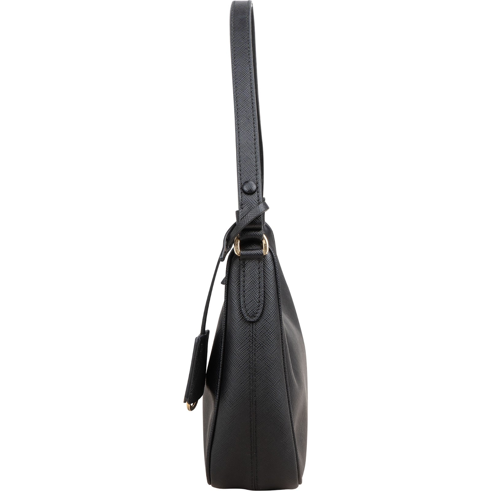 Prada Saffiano Leather Triangle Re-Edition 2005 Shoulder Bag