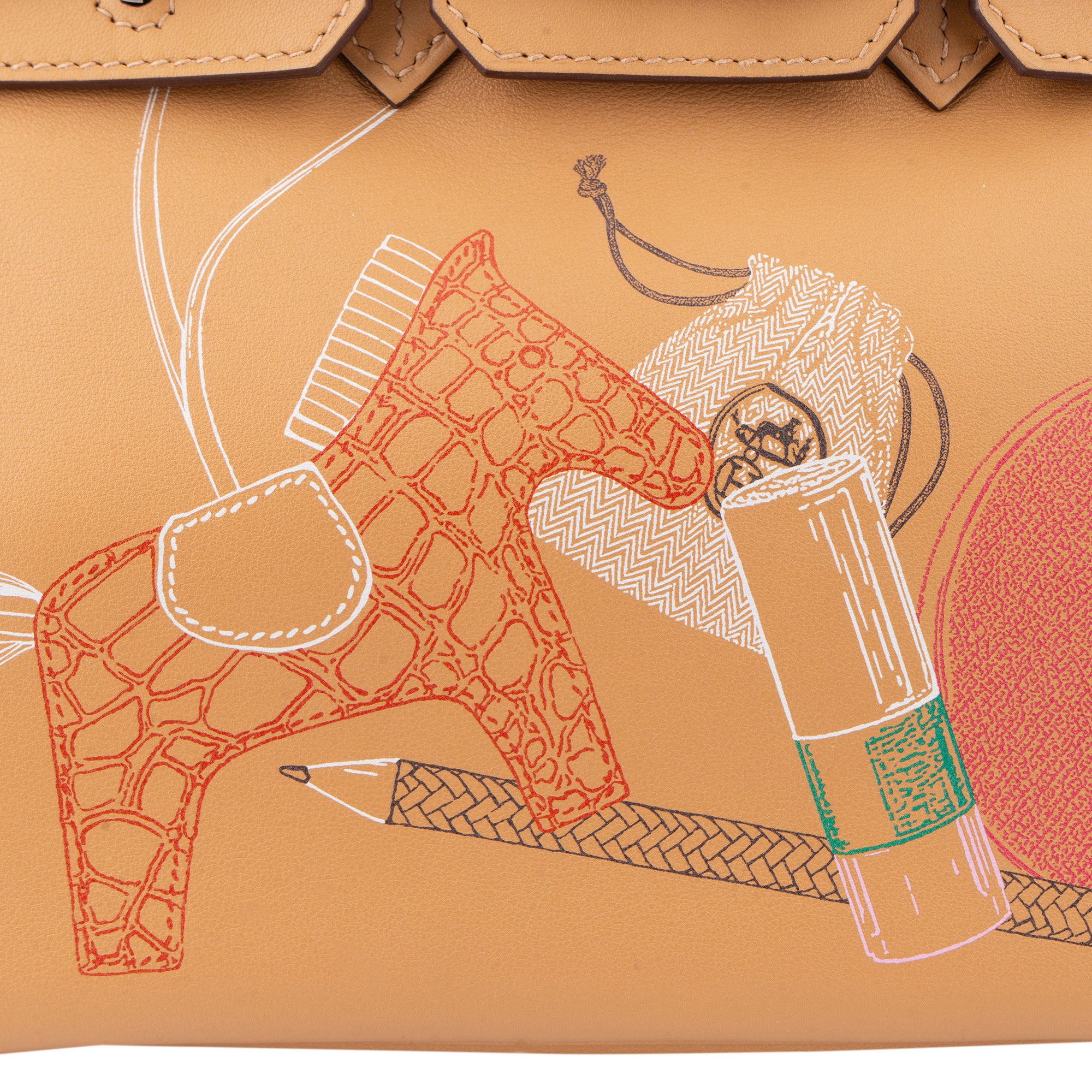 Hermès Biscuit Swift Leather Limited Edition In and Out Birkin 25 Handbag