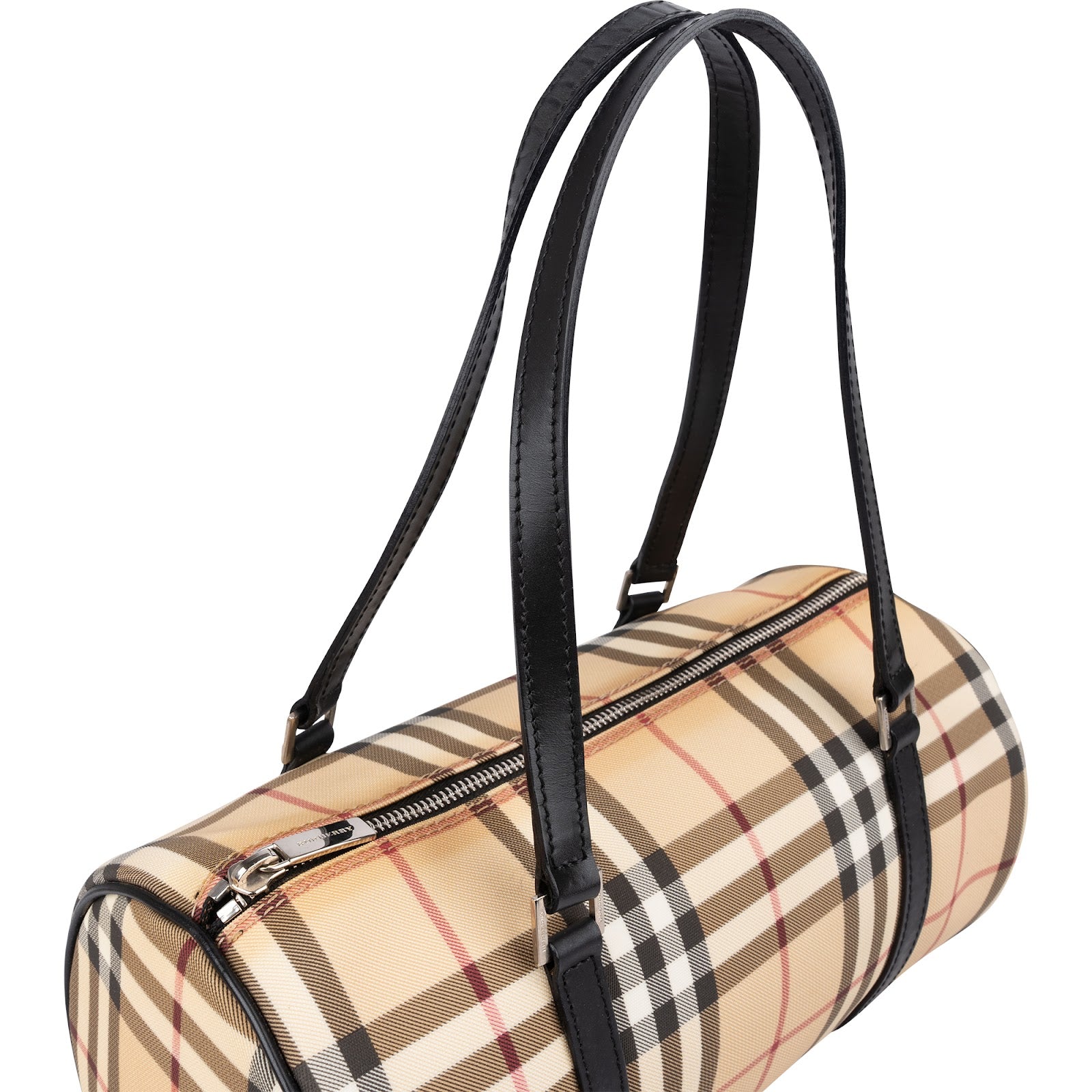 Burberry - Nova Check Barrel Handtasche
