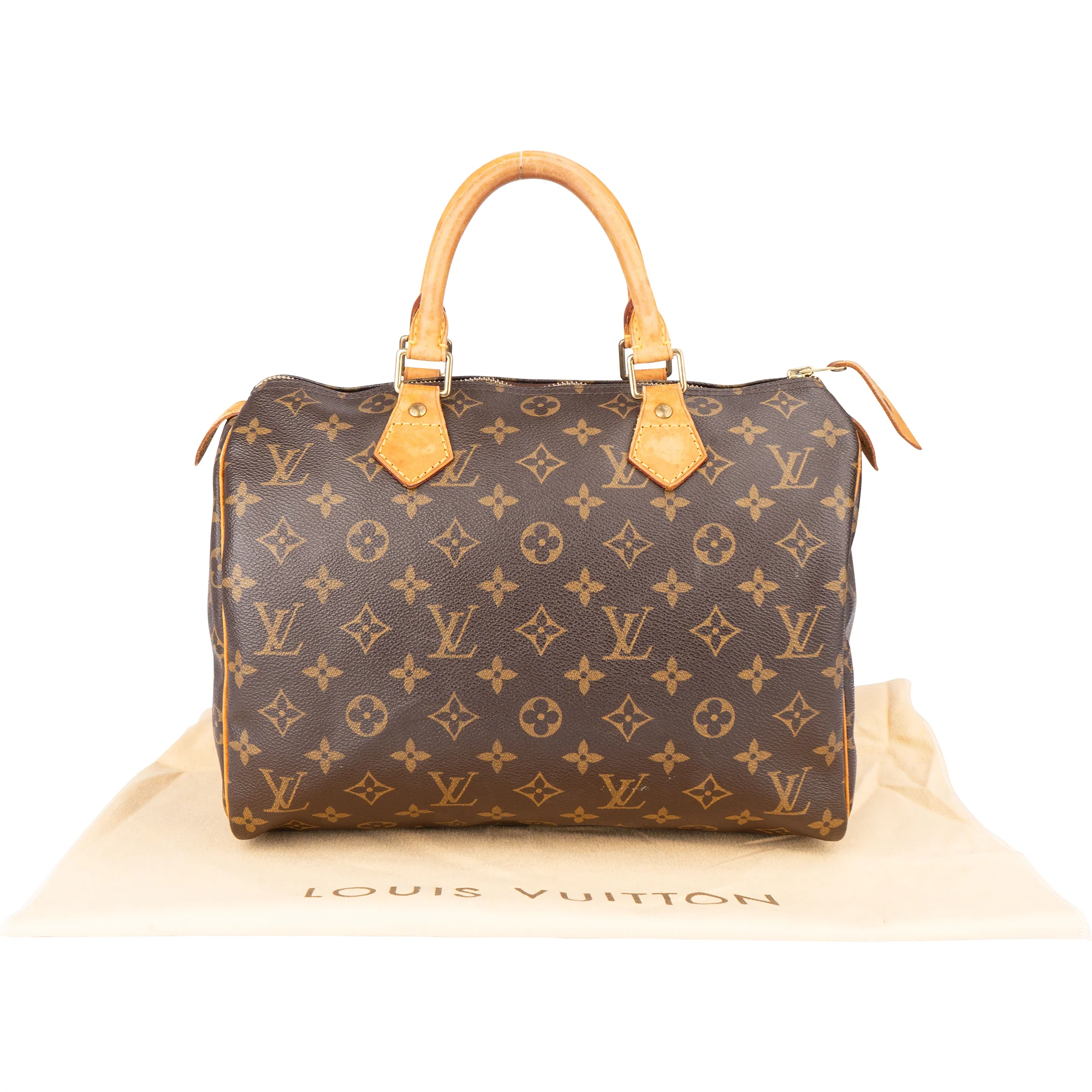 Louis Vuitton Louis Vuitton Canvas Monogram Speedy 30 Handbag