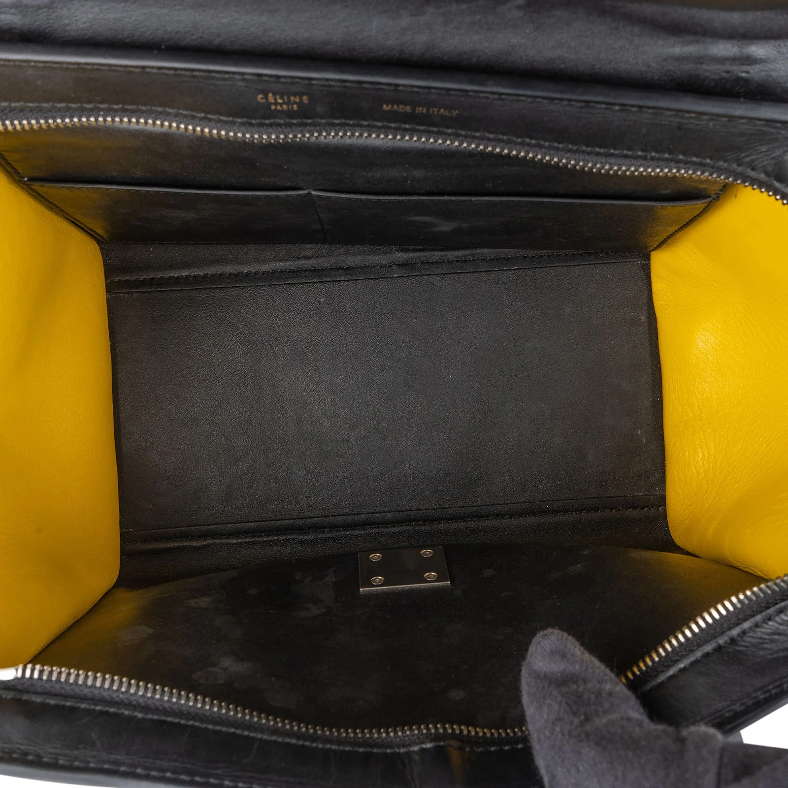 Céline Tricolor Leather Trapeze Handbag