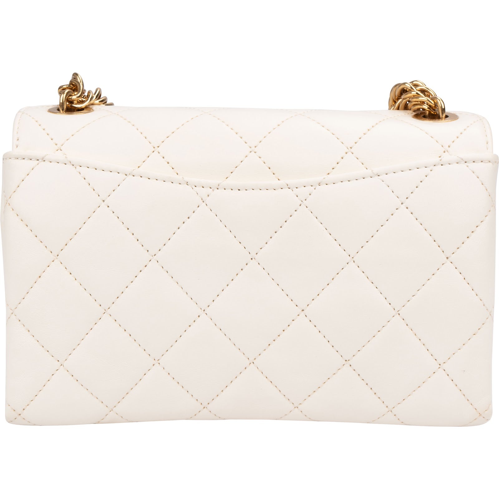 Chanel – Crossbodytas met enkele flap van gewatteerd lamsleer