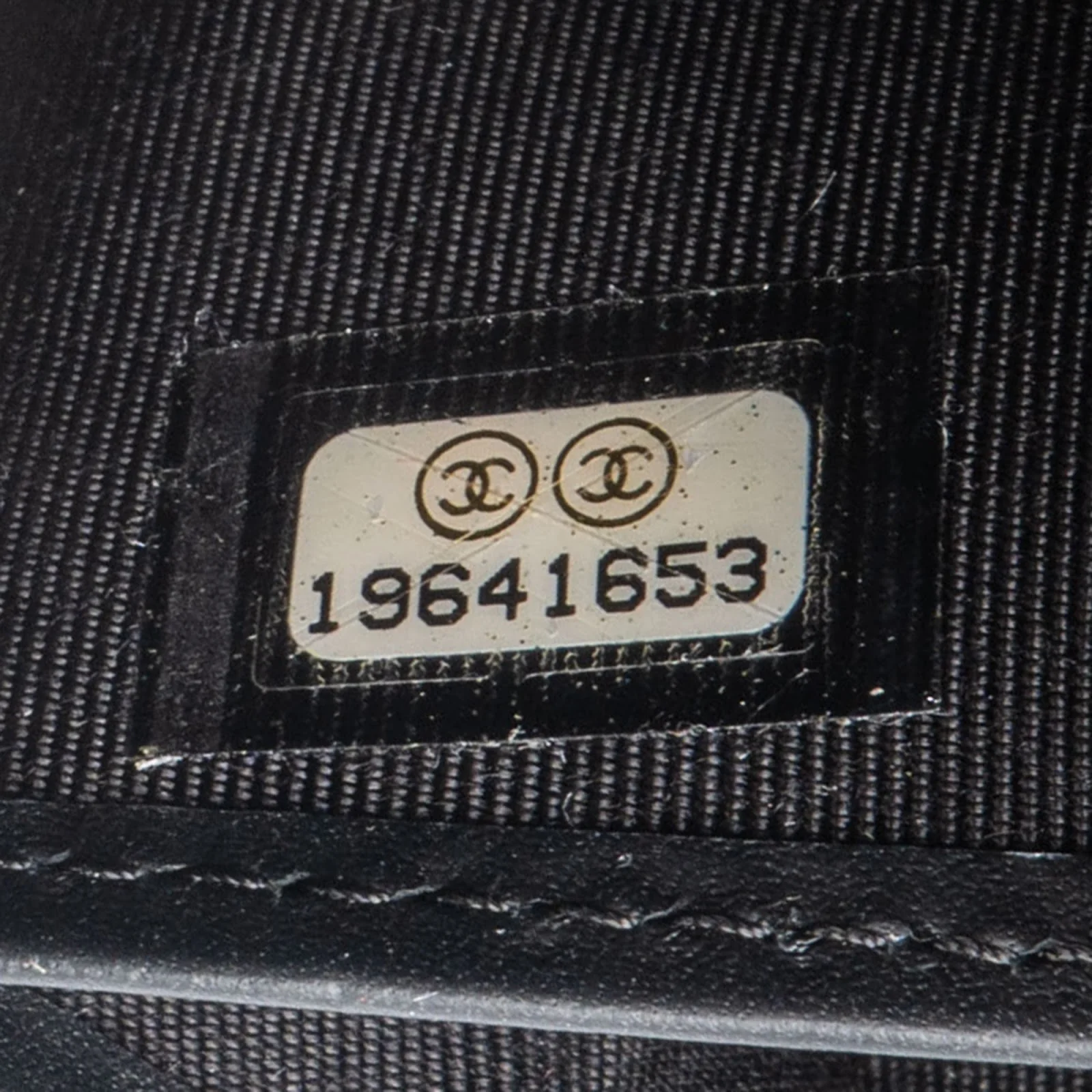 Chanel Quilted Glittered Caviar Leather CC Wallet