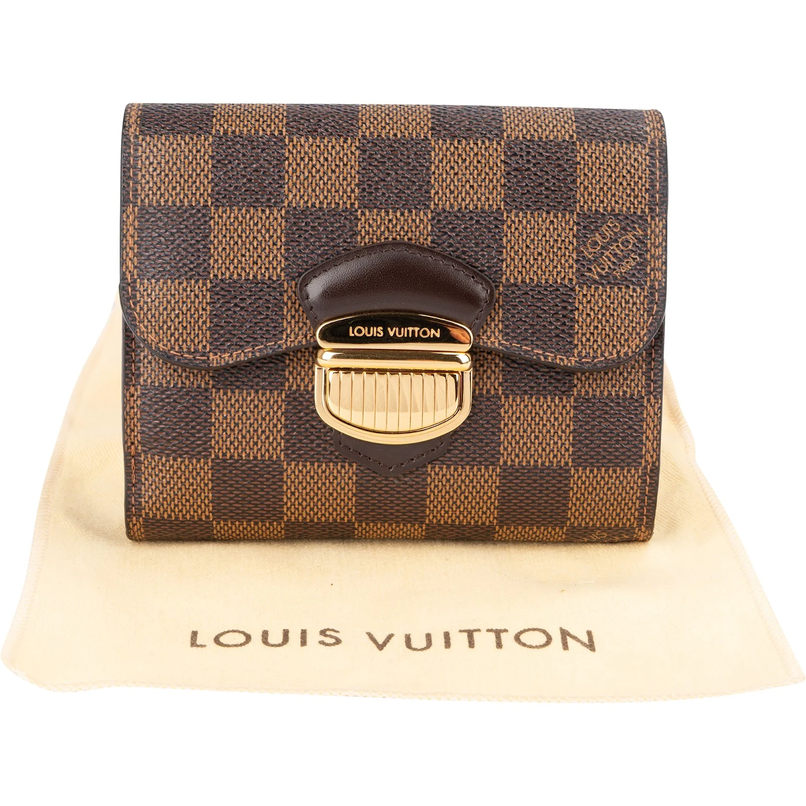 Louis Vuitton Monogram Damier Ebene Koala Compact Wallet