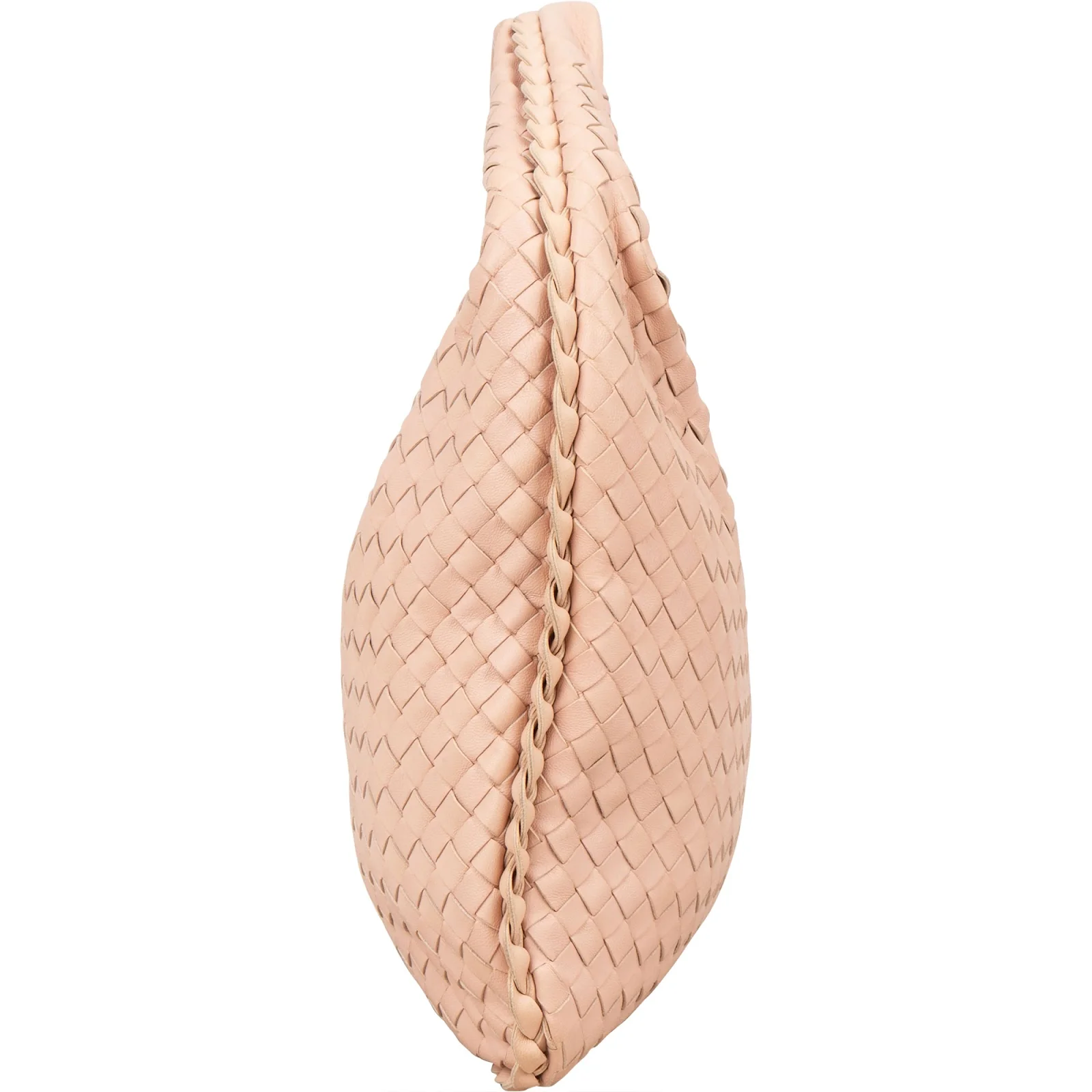 Bottega Veneta Intrecciato Leather Belly Hobo Shoulder Bag