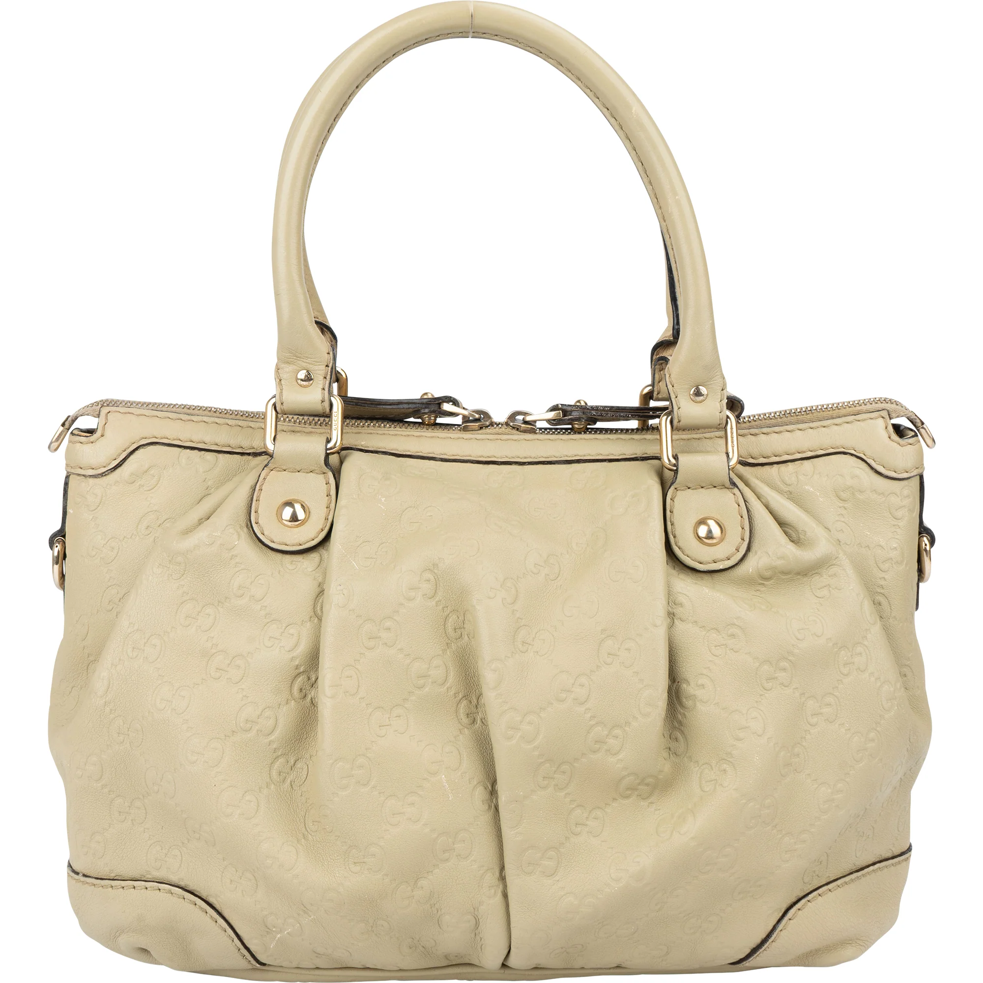 Gucci Leather GG Monogram Sukey Handbag