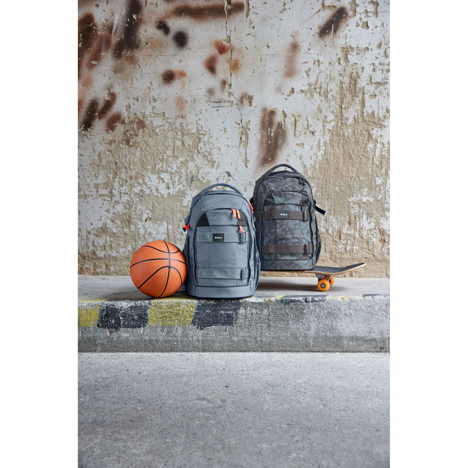 School Backpack Origin Bold - Spots Blue