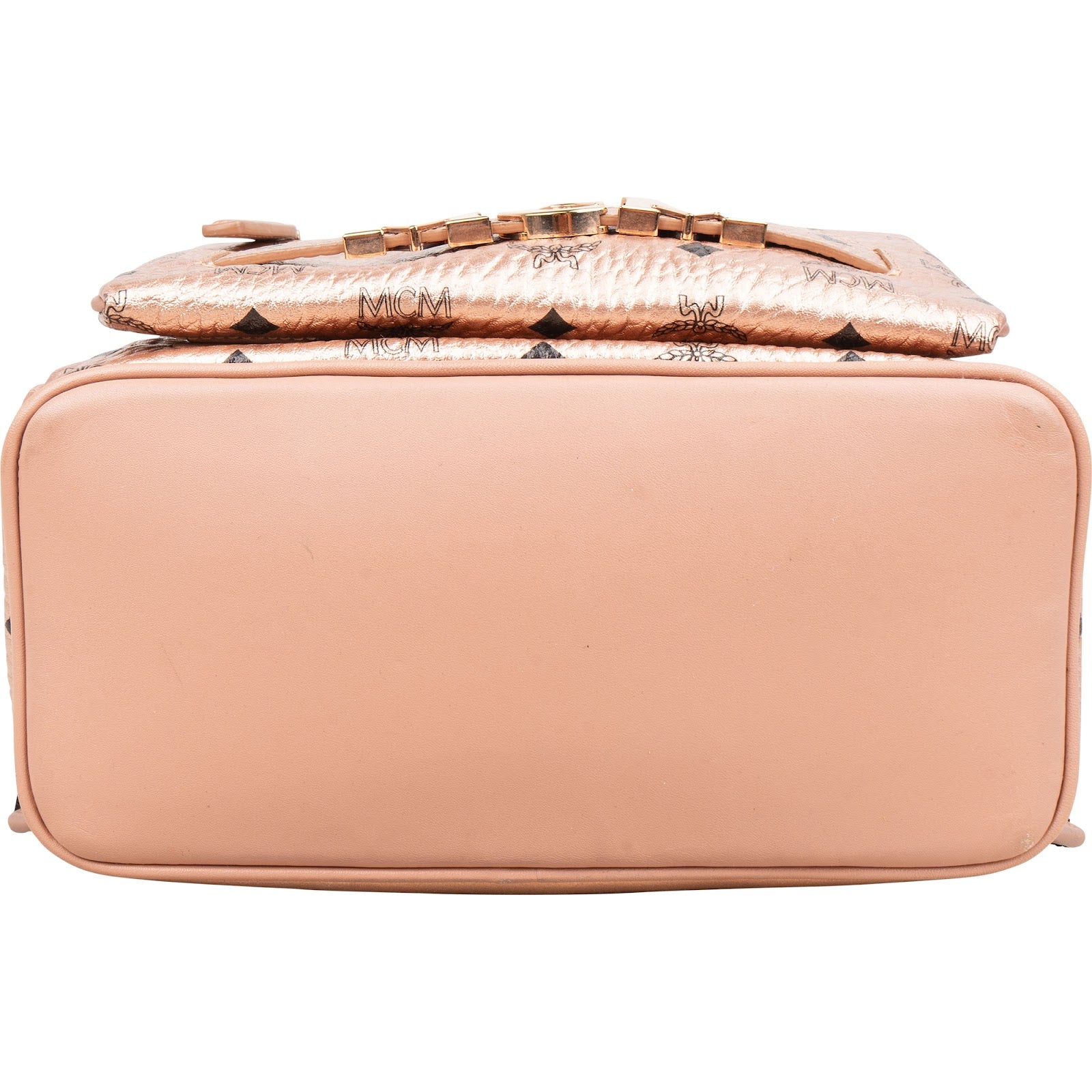 Sac à dos 2 en 1 MCM Monogram Metallic Visetos Small Stark