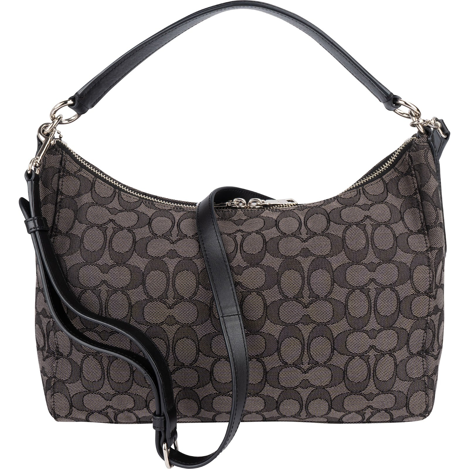 Coach Monogram Signature Canvas Ergo Shoulder Crossbody Bag