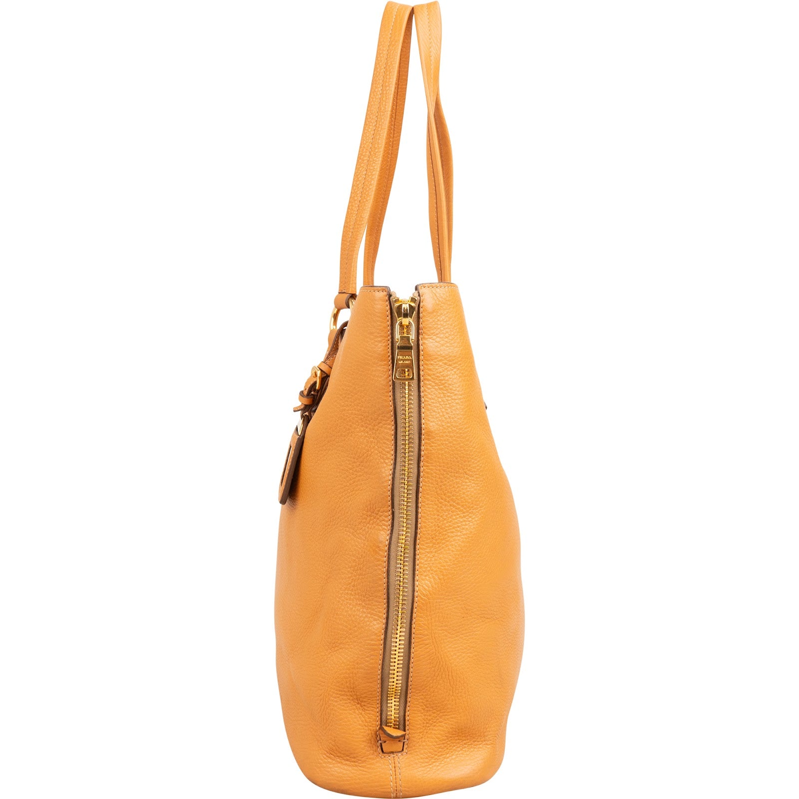 Prada Vitello Daino Shopping Tote Shoulder Bag