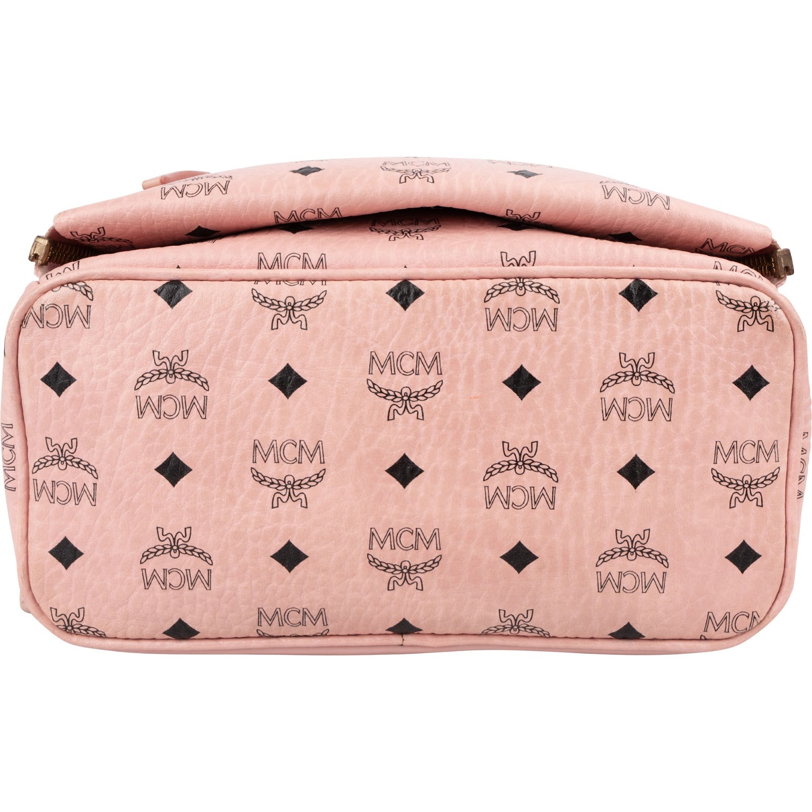 MCM Visetos Monogram Stark Studded 2 in 1 Mini Backpack